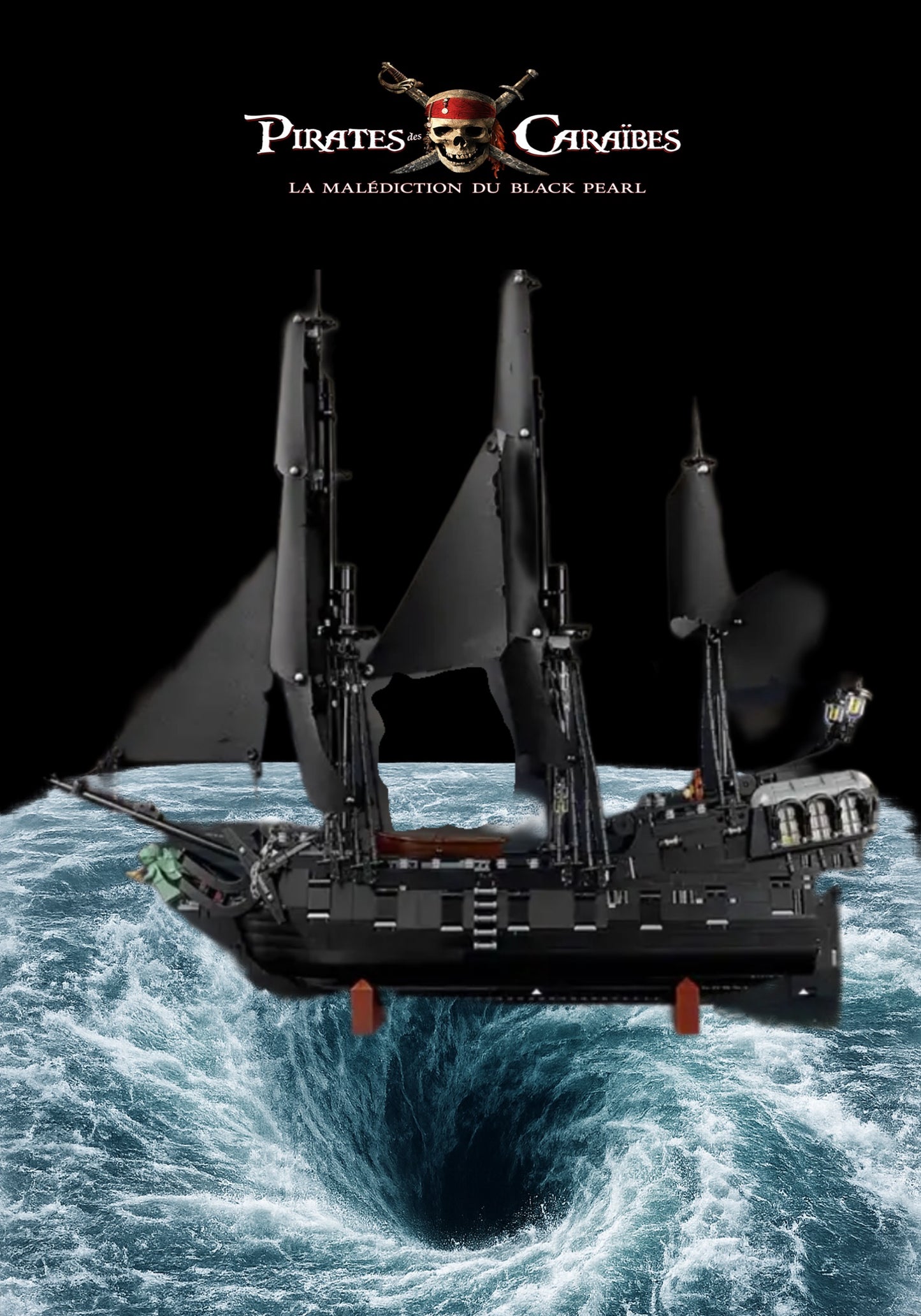 Découvrez nos tableaux pour le LEGO ICONS 10365 : Bateau pirate du capitaine Jack Sparrow