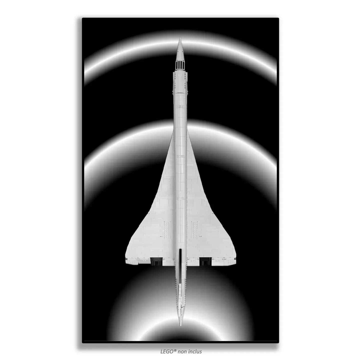 Tableau mural pour Concorde LEGO 10318 - Kadris