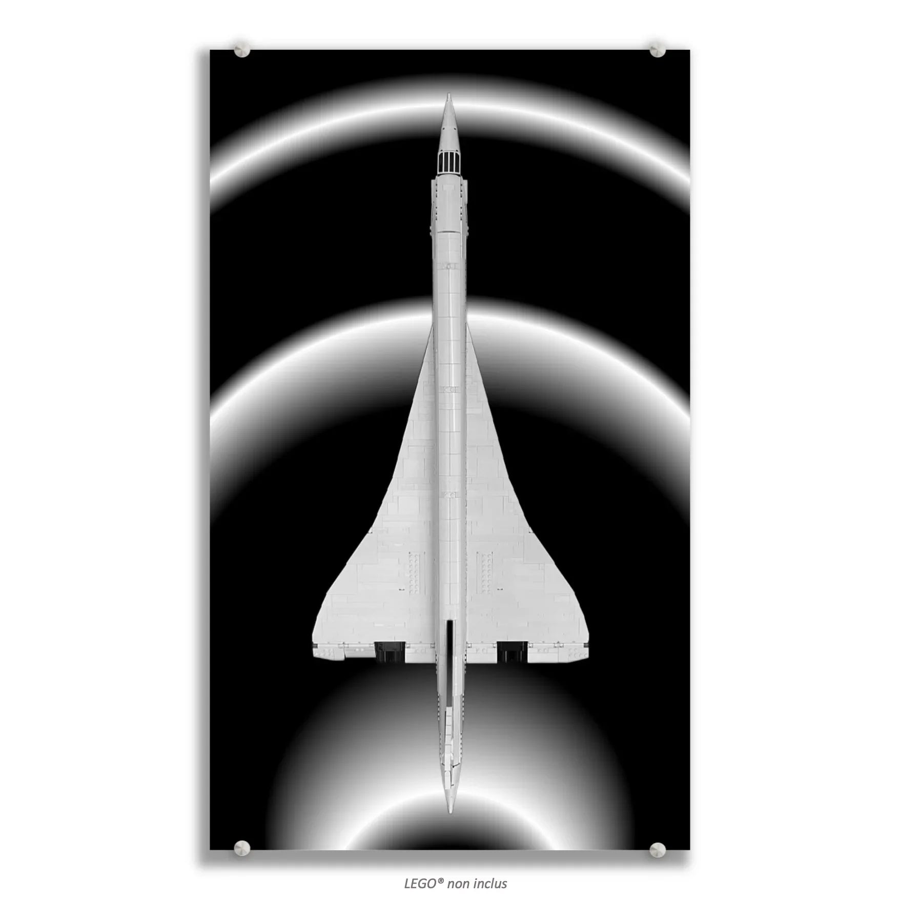 Tableau pour Concorde LEGO Icons 10318 - Kadris