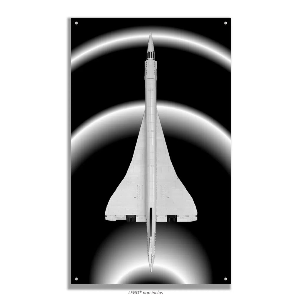 Tableau mural pour Concorde LEGO 10318 - Kadris