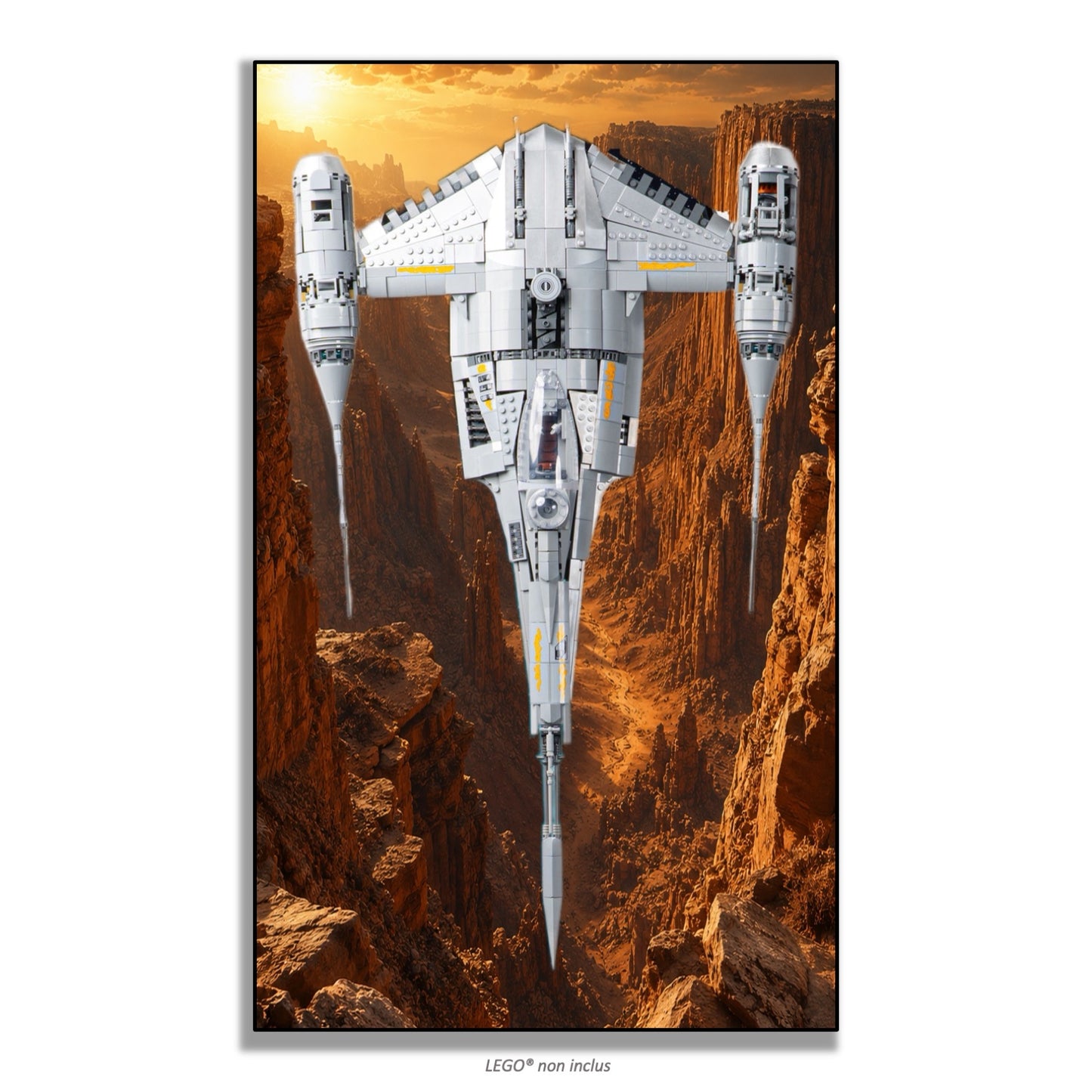 Kadris – LEGO® Star Wars Chasseur N-1 du Mandalorien 75442 – visuel 13