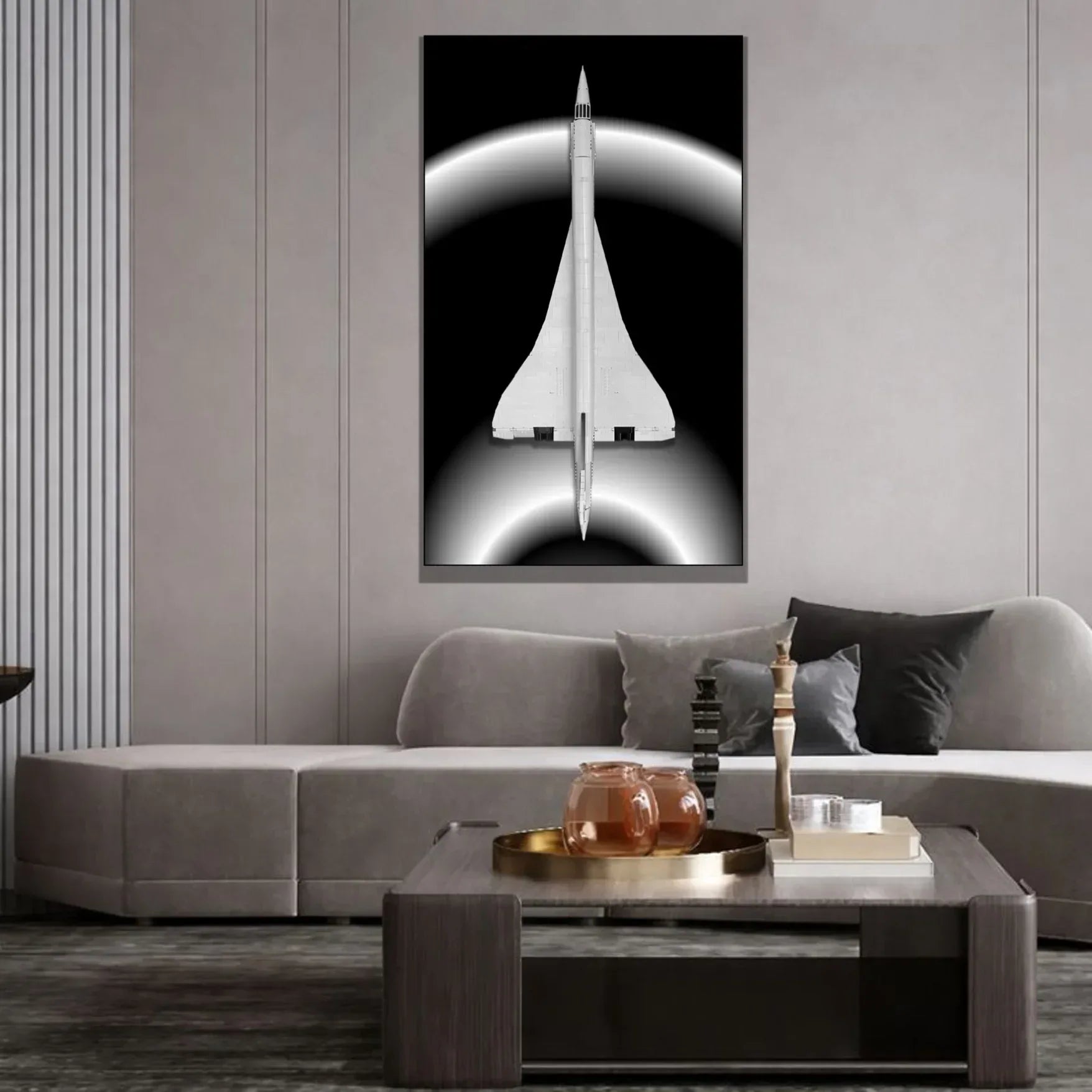 Tableau mural pour Concorde LEGO 10318 - Kadris