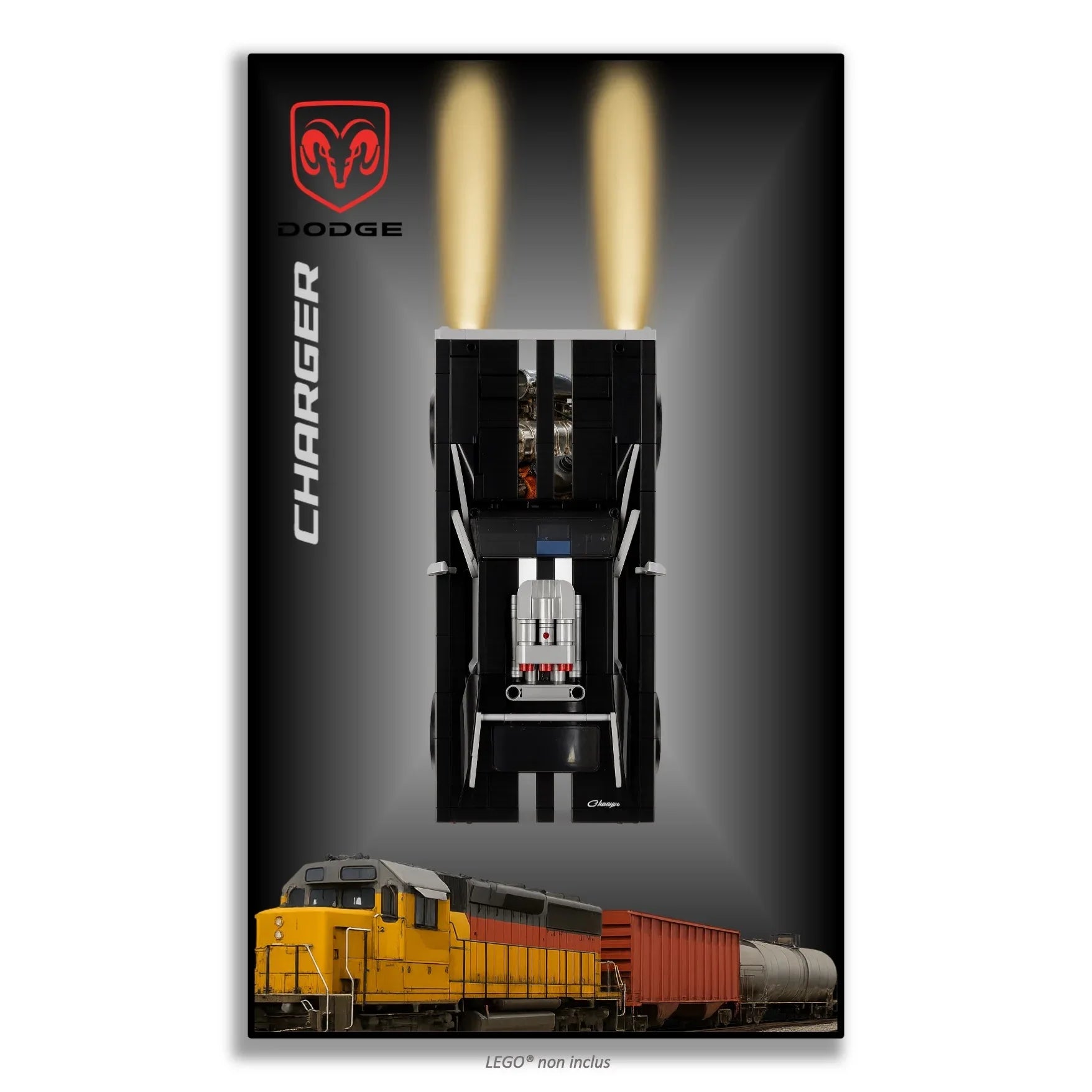 Tableau pour La Dodge Charger de Dom LEGO Technic 4111 - Kadris