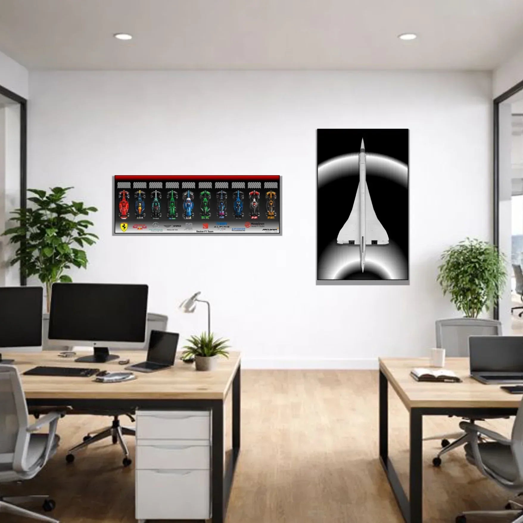 Tableau mural pour Concorde LEGO 10318 - Kadris