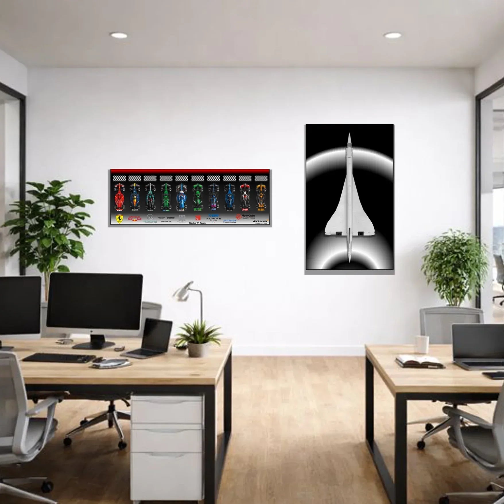 Tableau mural pour Concorde LEGO 10318 - Kadris