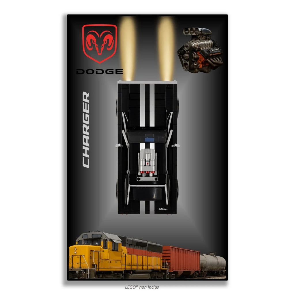 Tableau pour La Dodge Charger de Dom LEGO Technic 4111 - Kadris
