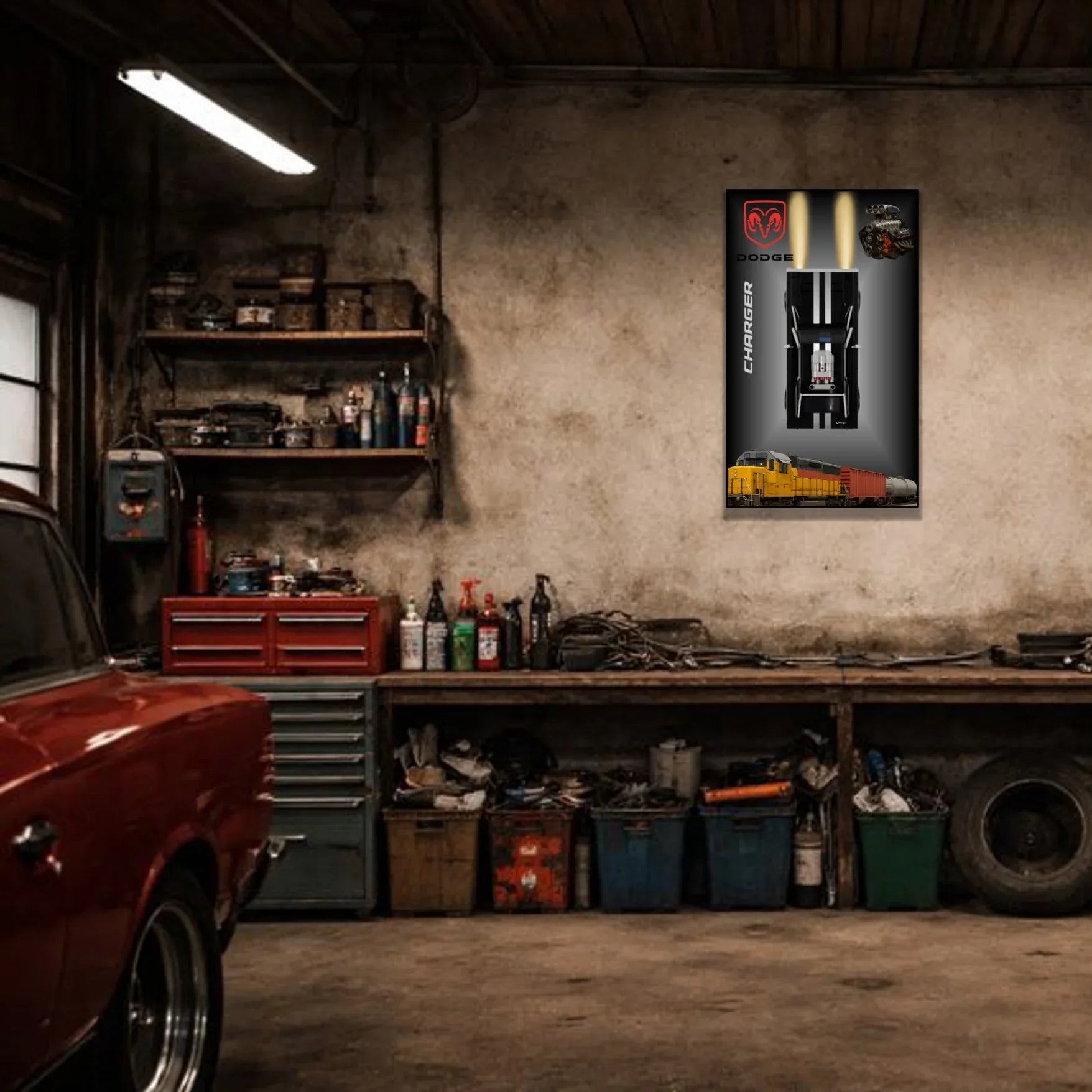 Tableau pour La Dodge Charger de Dom LEGO Technic 4111 - Kadris