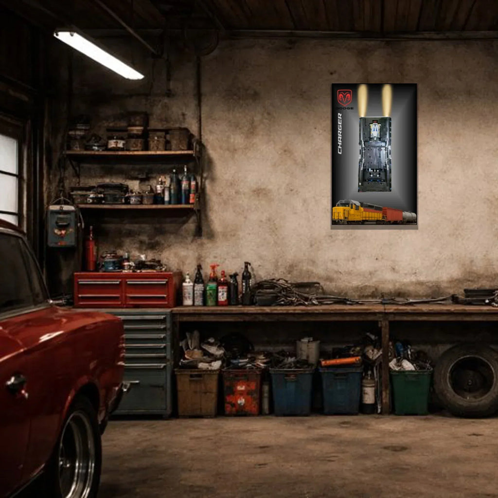 Tableau mural pour Dodge Charger de Dom LEGO 42111 - Kadris