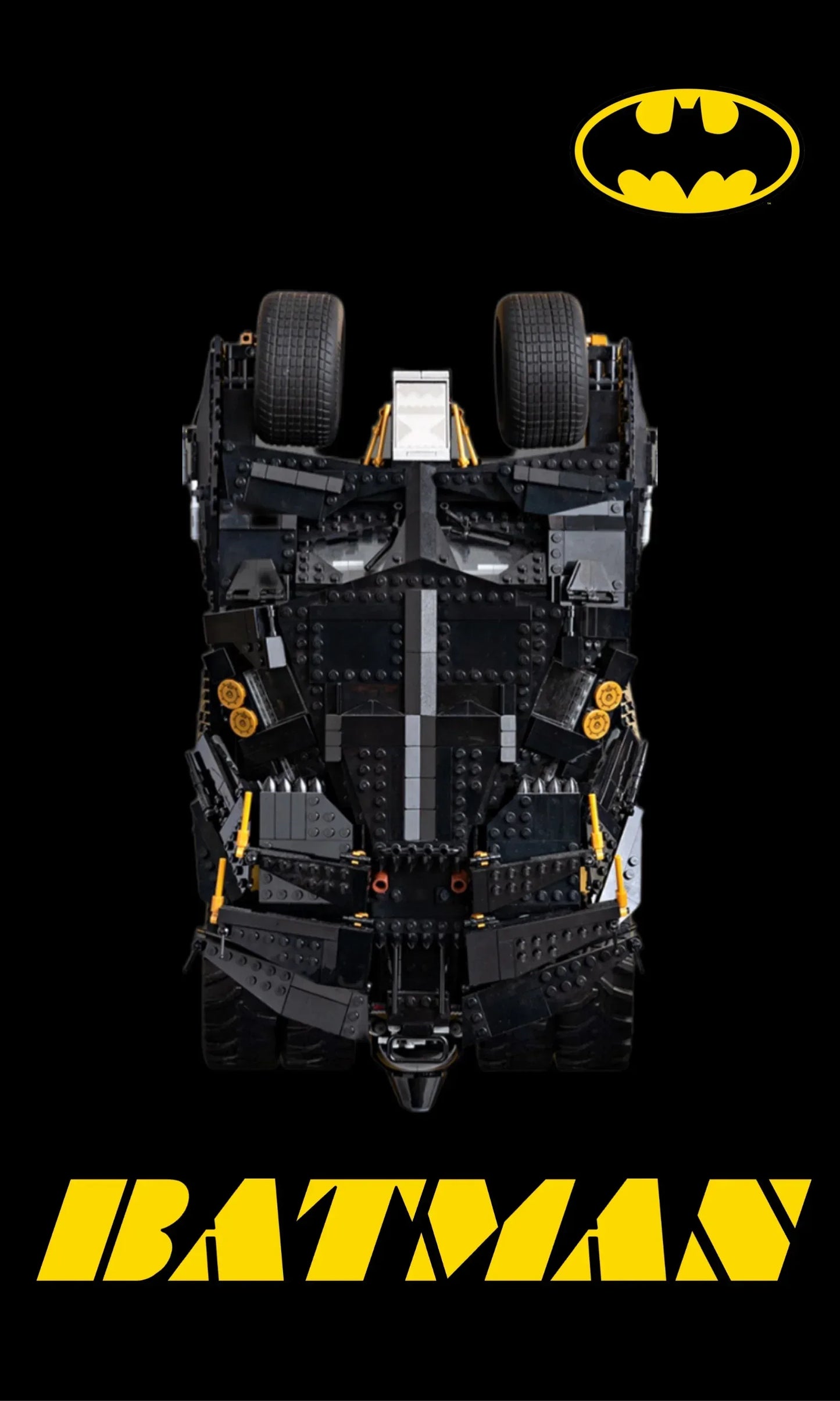 Tableau mural pour Batmobile Tumbler LEGO 76240 - Kadris