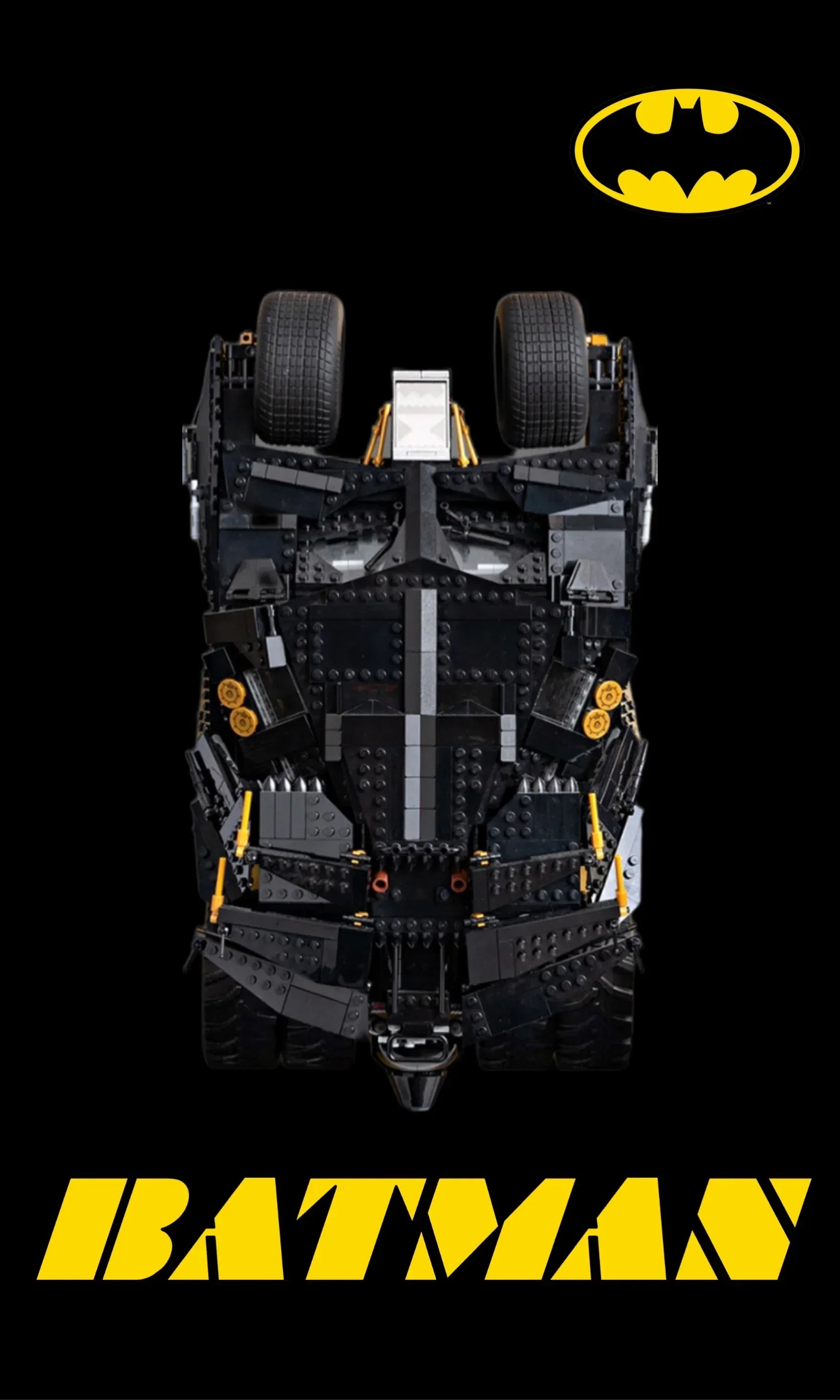 Tableau mural pour Batmobile Tumbler LEGO 76240 - Kadris