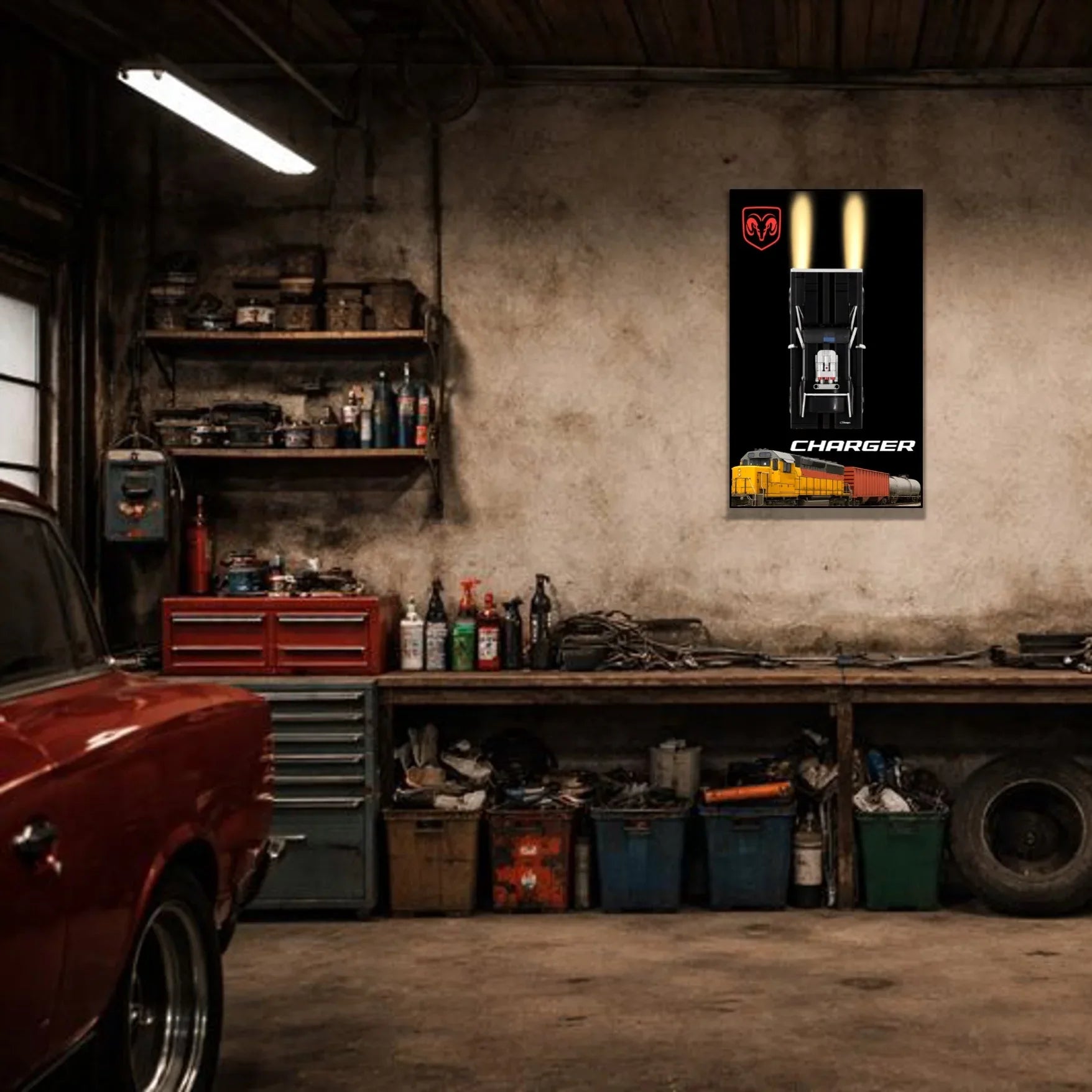 Tableau pour La Dodge Charger de Dom LEGO Technic 4111 - Kadris