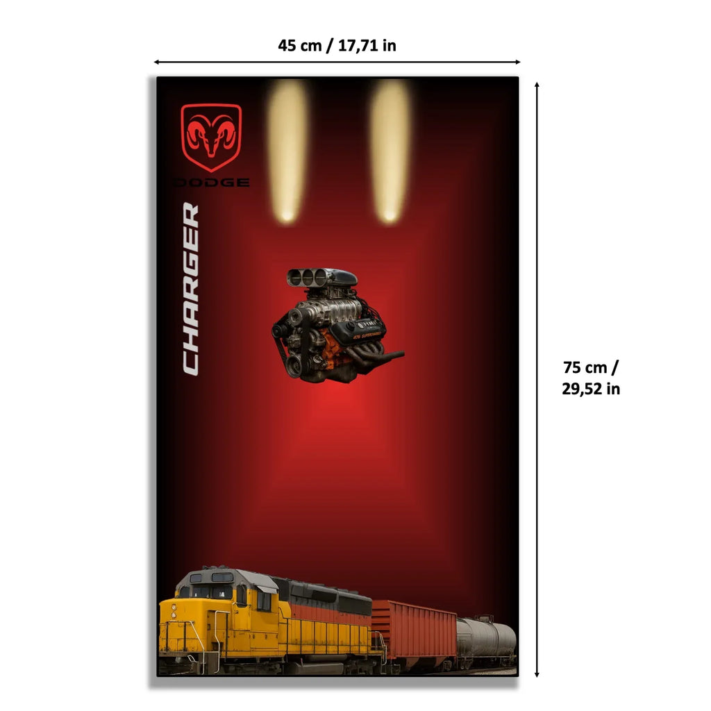 Tableau mural pour La Dodge Charger de Dom LEGO 42111 - Kadris