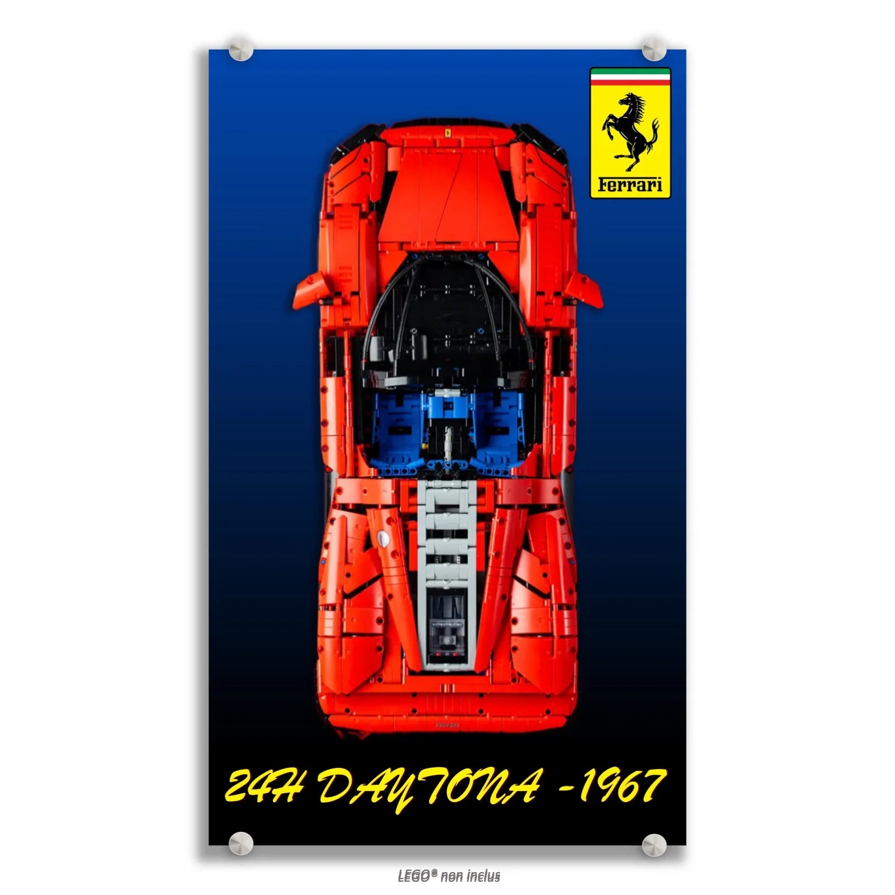 Tableau pour Ferrari Daytona SP3 LEGO Technic 42143 - Kadris