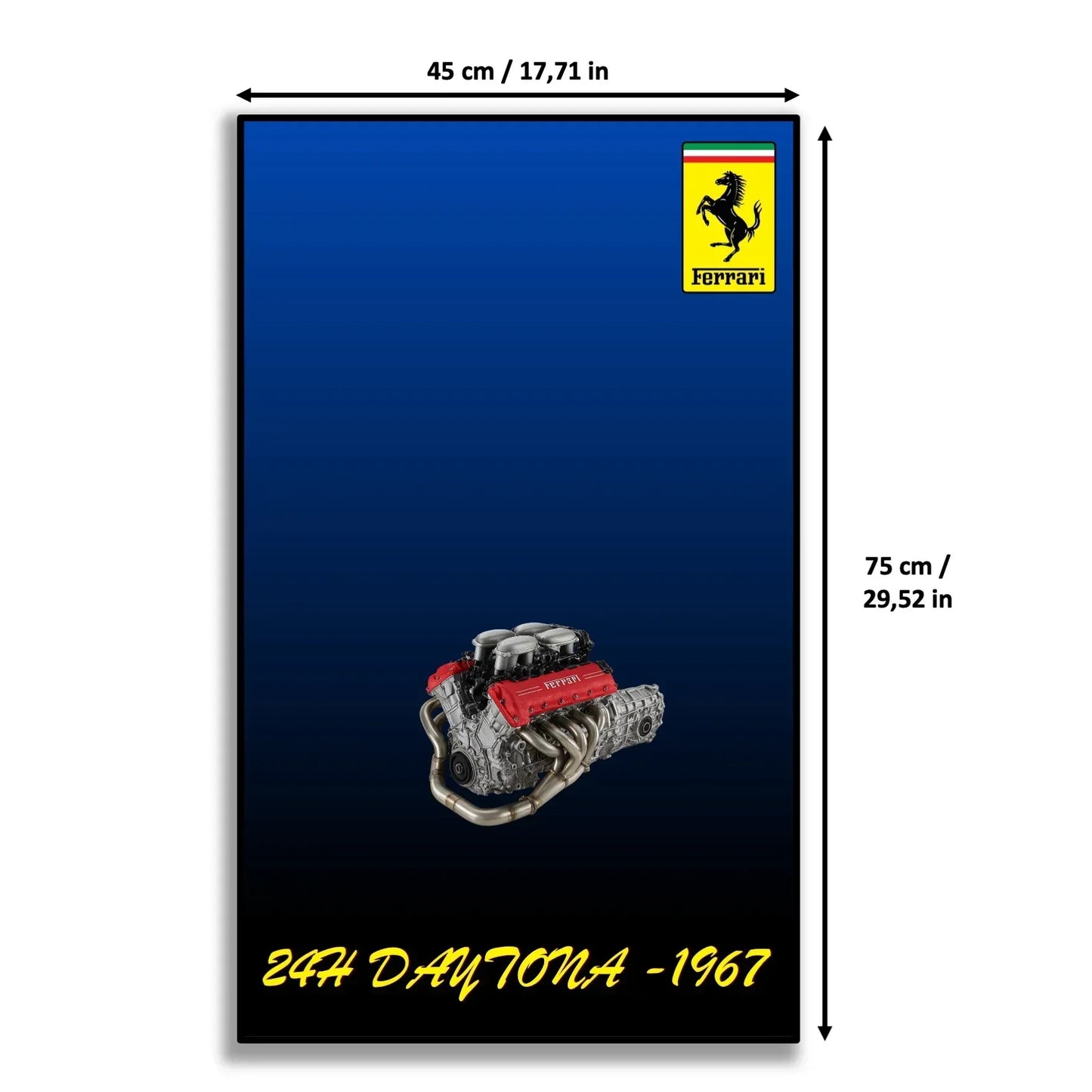 Tableau mural pour Ferrari Daytona SP3 LEGO 42143 - Kadris