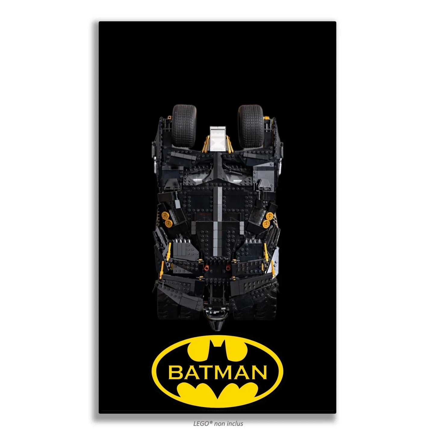 Tableau mural pour Batmobile Tumbler LEGO 76240 - Kadris