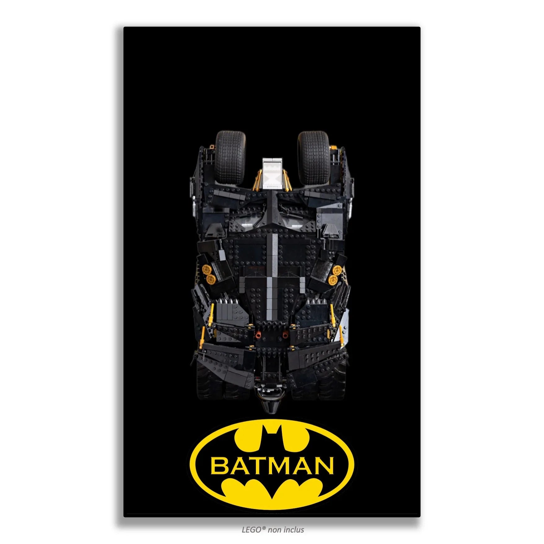 Tableau pour Batmobile Tumbler LEGO DC 76240 - Kadris