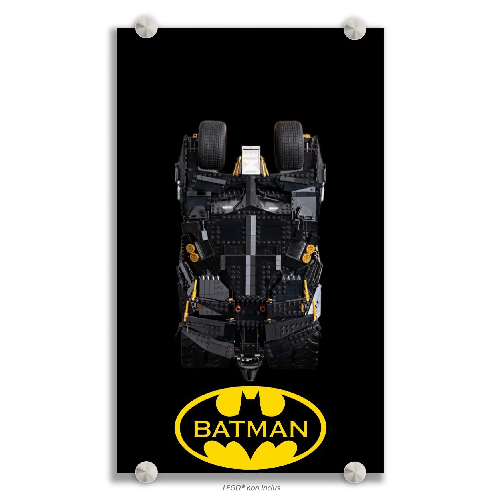 Tableau pour Batmobile Tumbler LEGO DC 76240 - Kadris