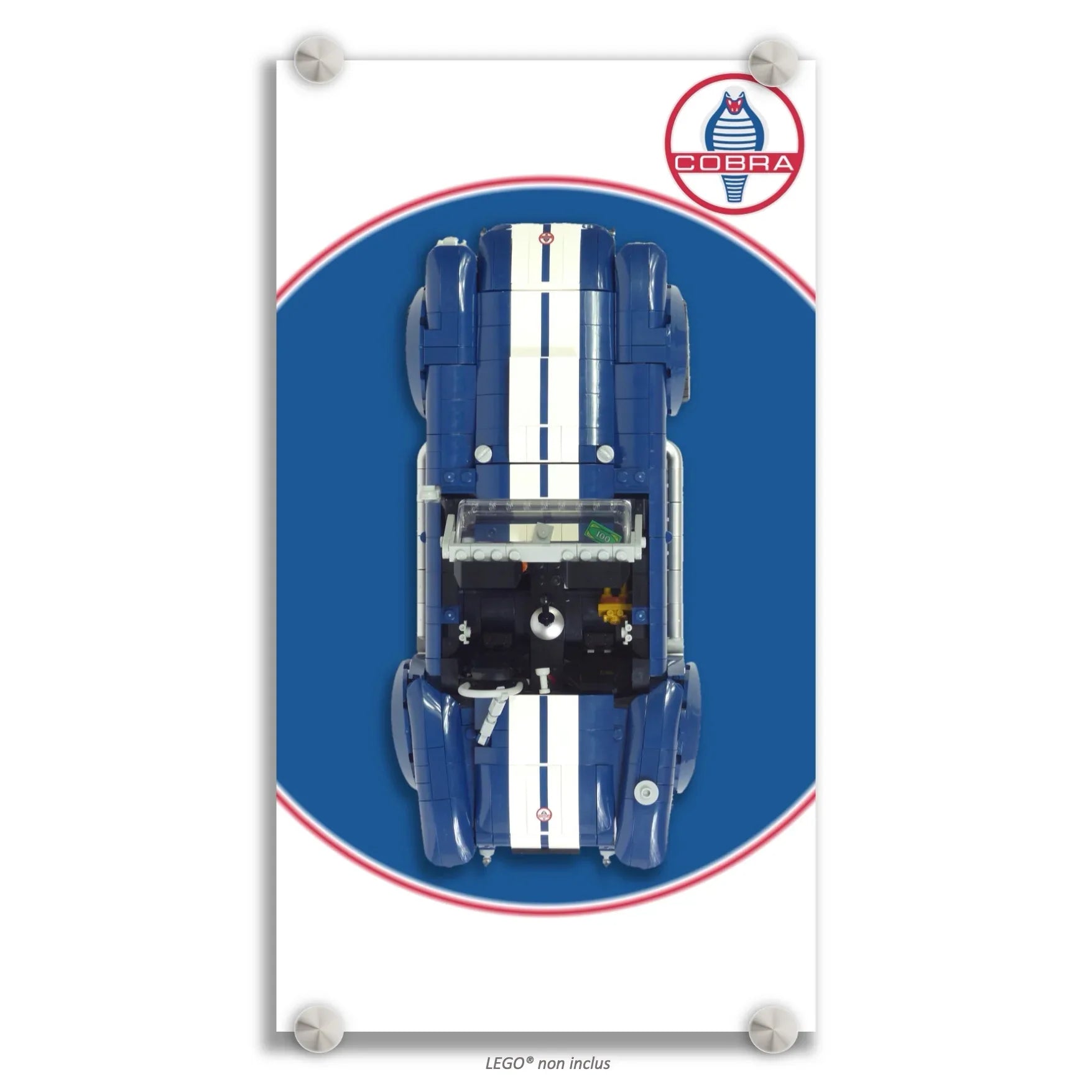 Tableau pour Shelby Cobra 427S/C LEGO Icons 10357 - Kadris