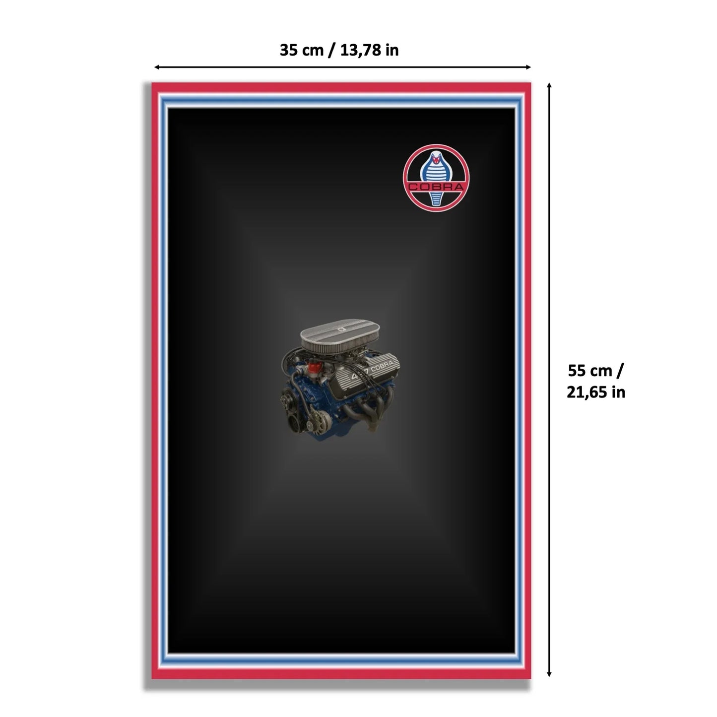 Tableau mural pour Shelby Cobra 427S/C LEGO 10357 - Kadris