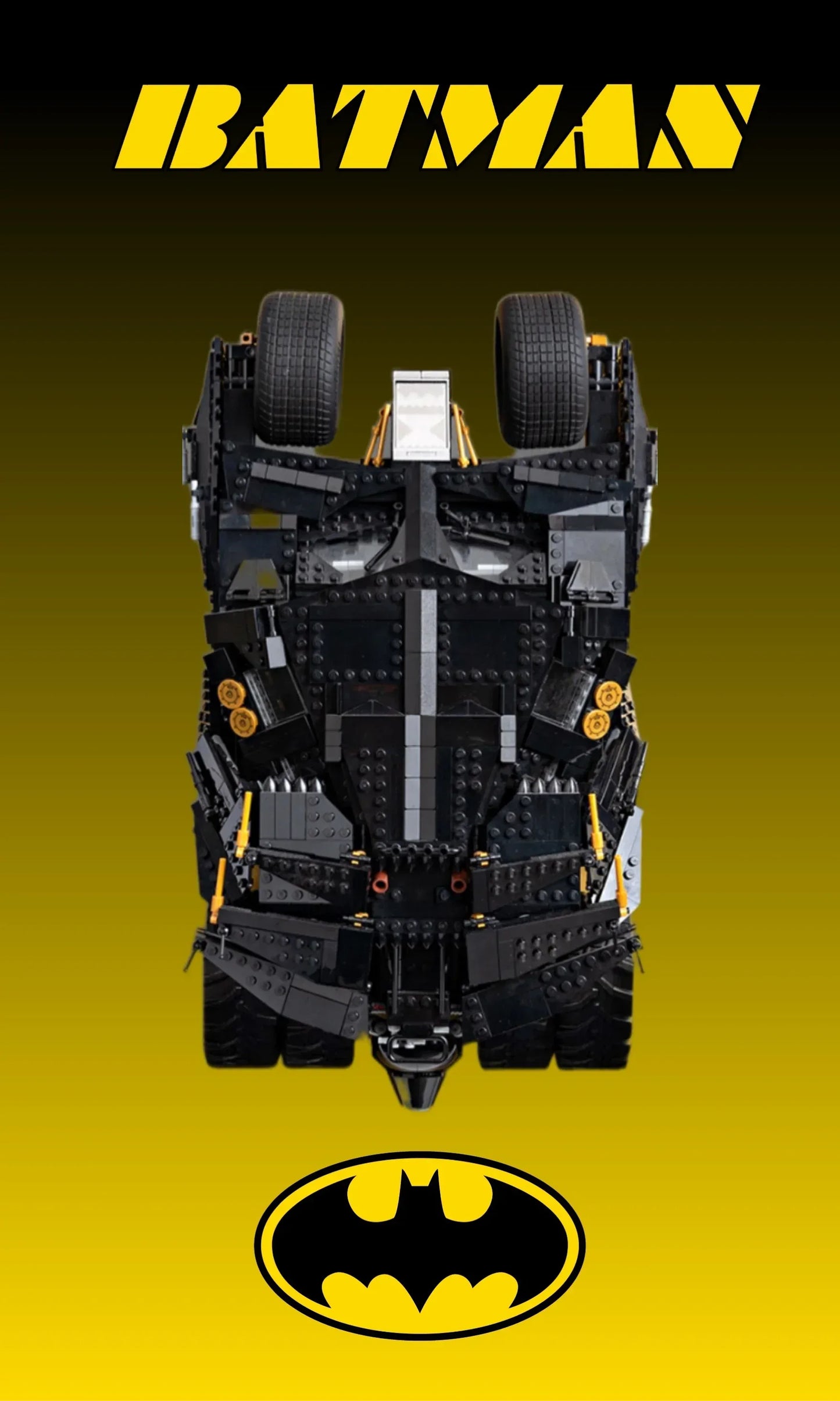 Tableau mural pour Batmobile Tumbler LEGO 76240 - Kadris