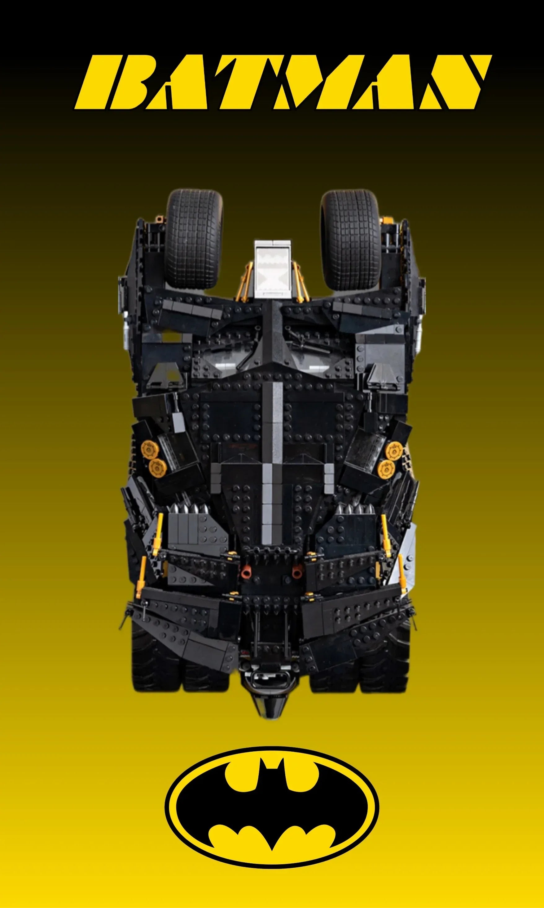 Tableau mural pour Batmobile Tumbler LEGO 76240 - Kadris