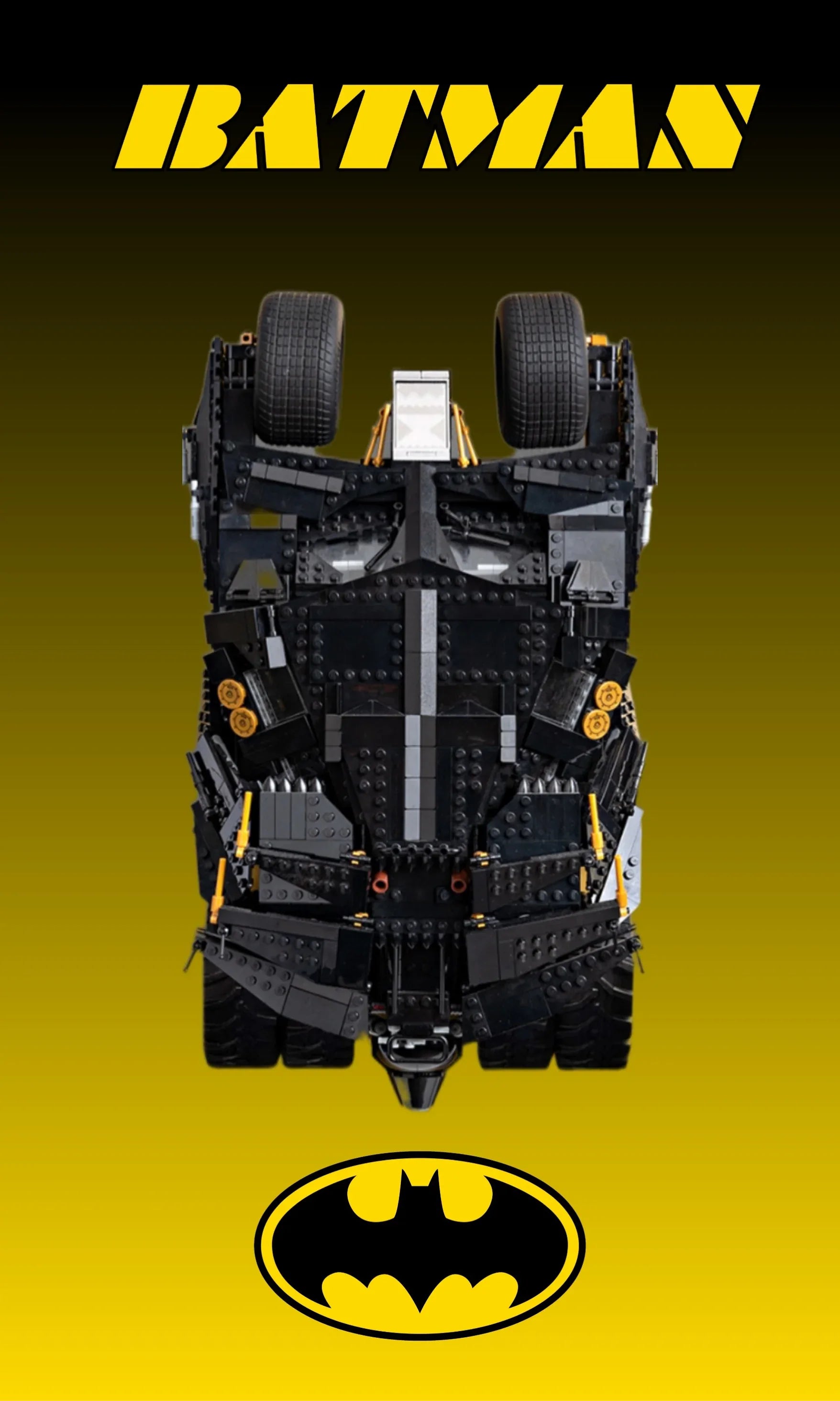 Tableau pour Batmobile Tumbler LEGO DC 76240 - Kadris