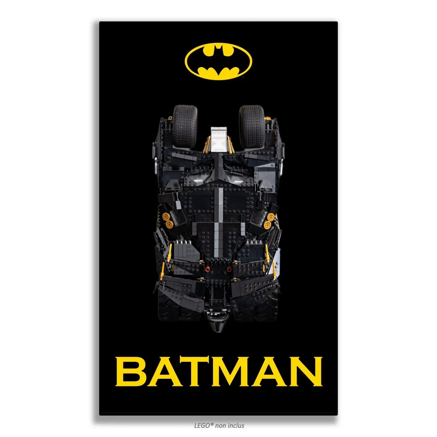 Tableau mural pour Batmobile Tumbler LEGO 76240 - Kadris