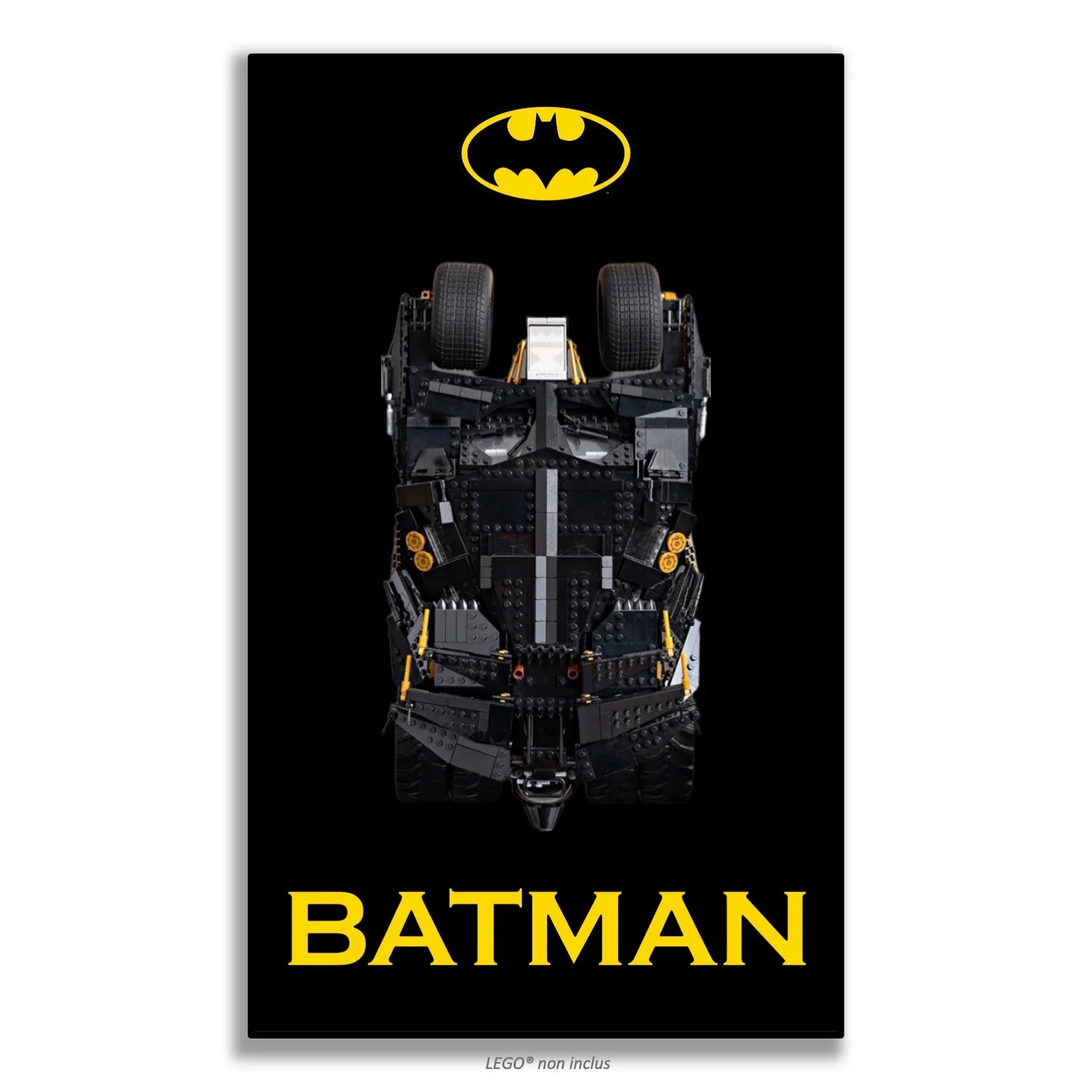 Tableau pour Batmobile Tumbler LEGO DC 76240 - Kadris