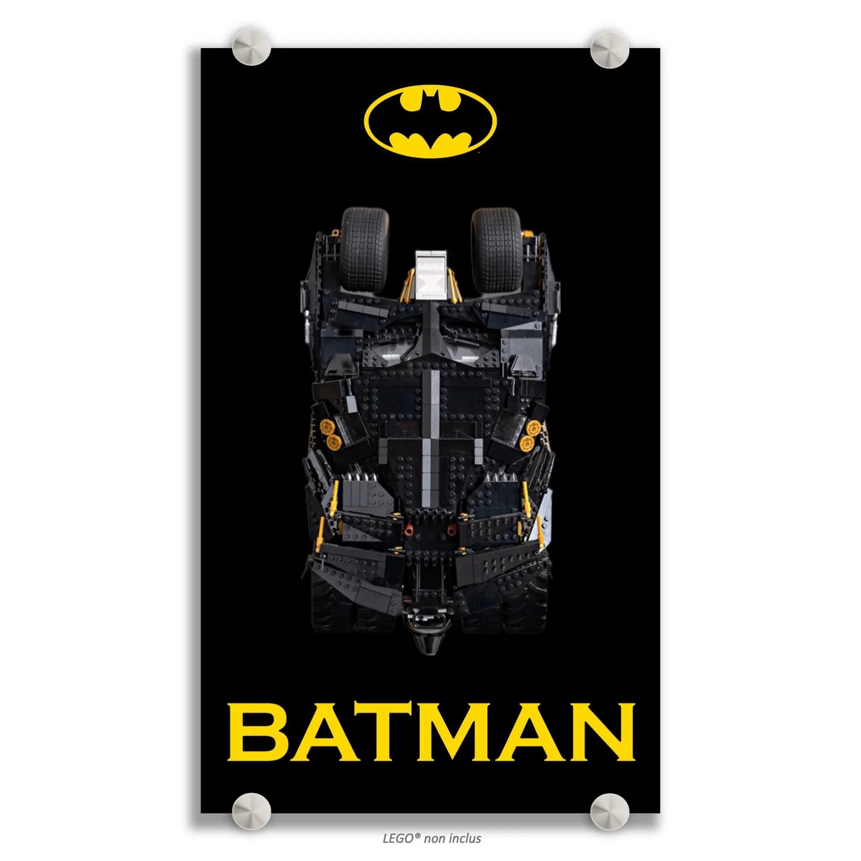 Tableau pour Batmobile Tumbler LEGO DC 76240 - Kadris