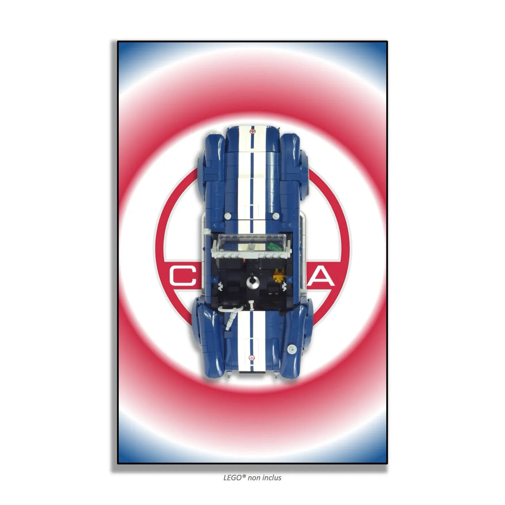 Tableau mural pour Shelby Cobra 427S/C LEGO 10357 - Kadris
