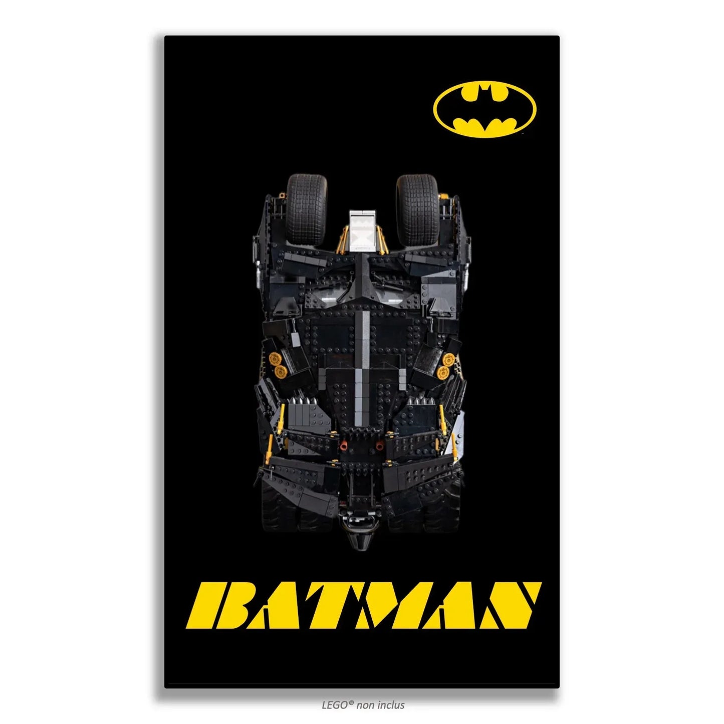 Tableau mural pour Batmobile Tumbler LEGO 76240 - Kadris