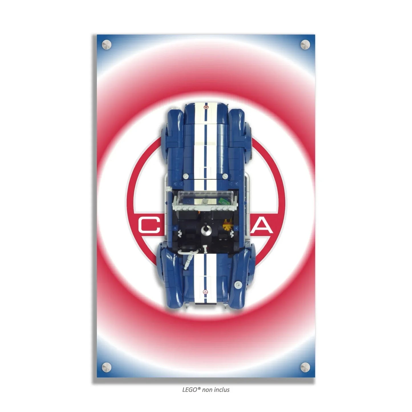Tableau mural pour Shelby Cobra 427S/C LEGO 10357 - Kadris