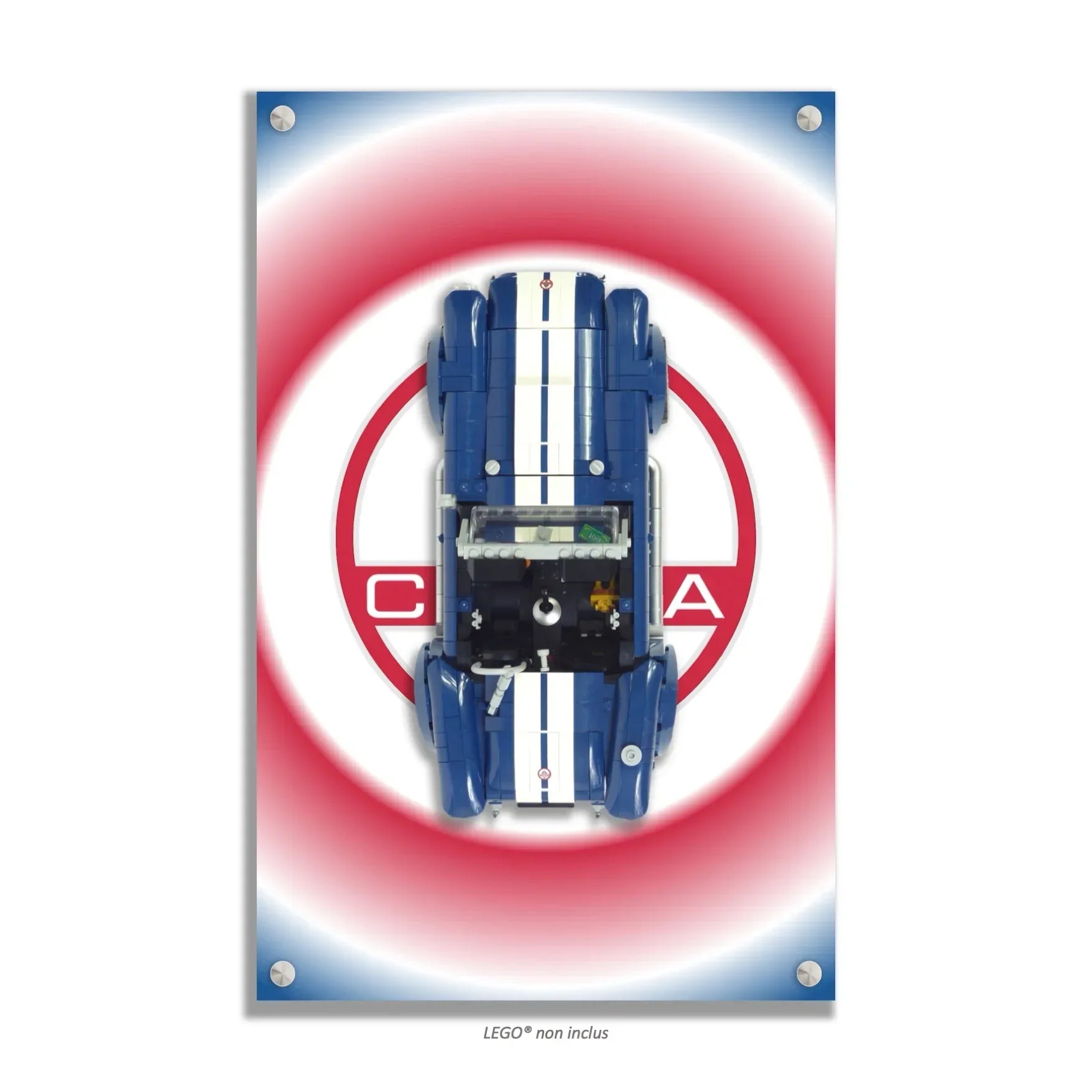 Tableau mural pour Shelby Cobra 427S/C LEGO 10357 - Kadris