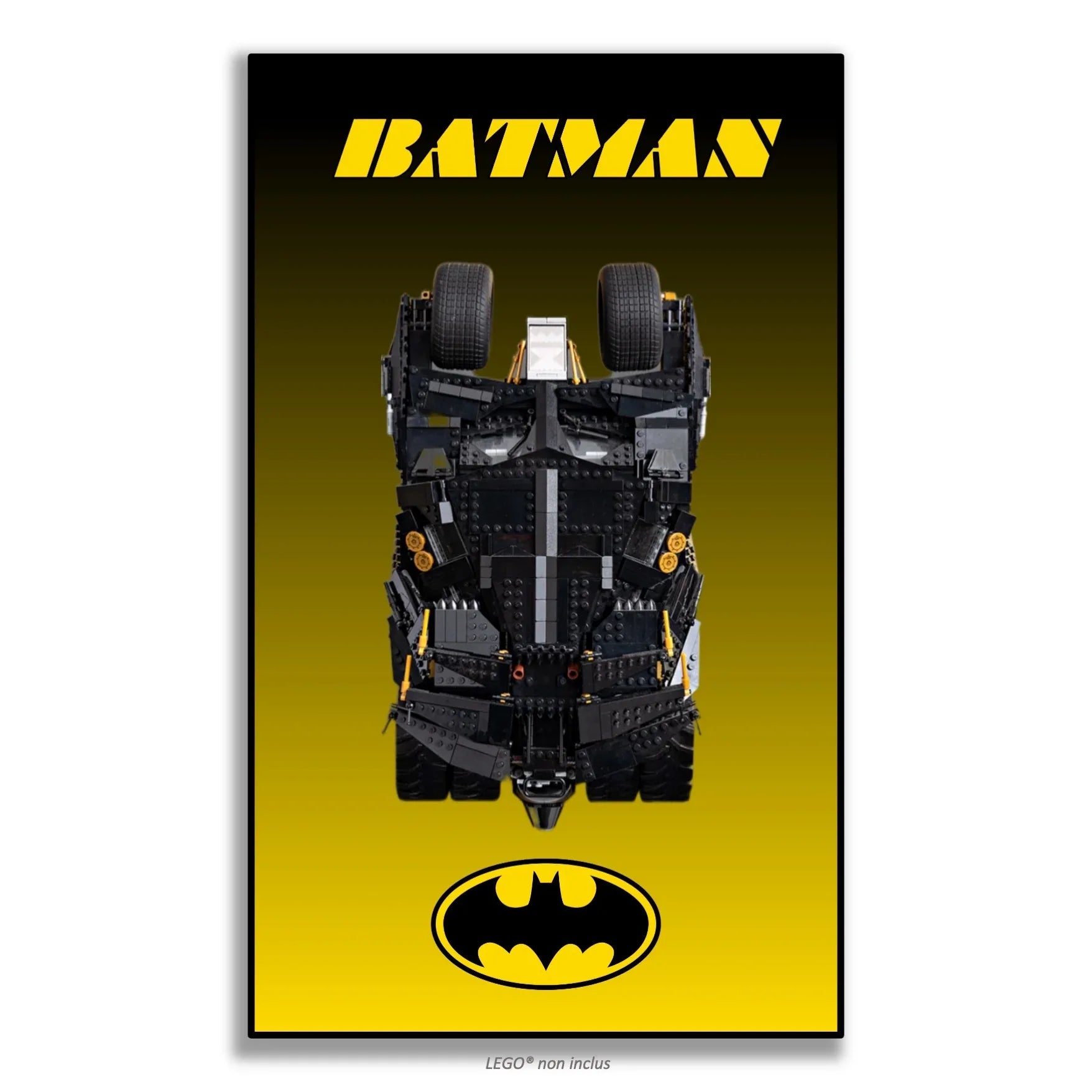 Tableau pour Batmobile Tumbler LEGO DC 76240 - Kadris