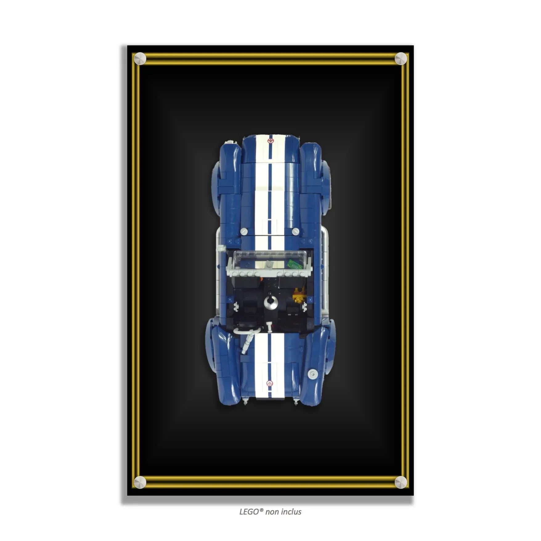 Tableau mural pour Shelby Cobra 427S/C LEGO 10357 - Kadris