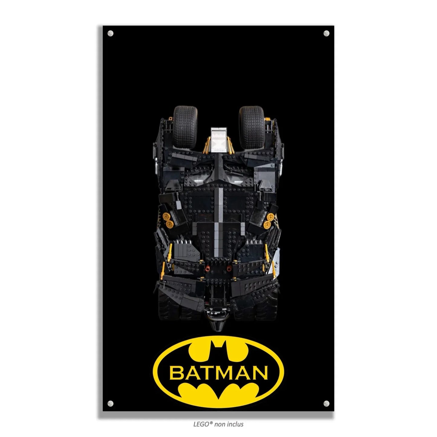 Tableau mural pour Batmobile Tumbler LEGO 76240 - Kadris