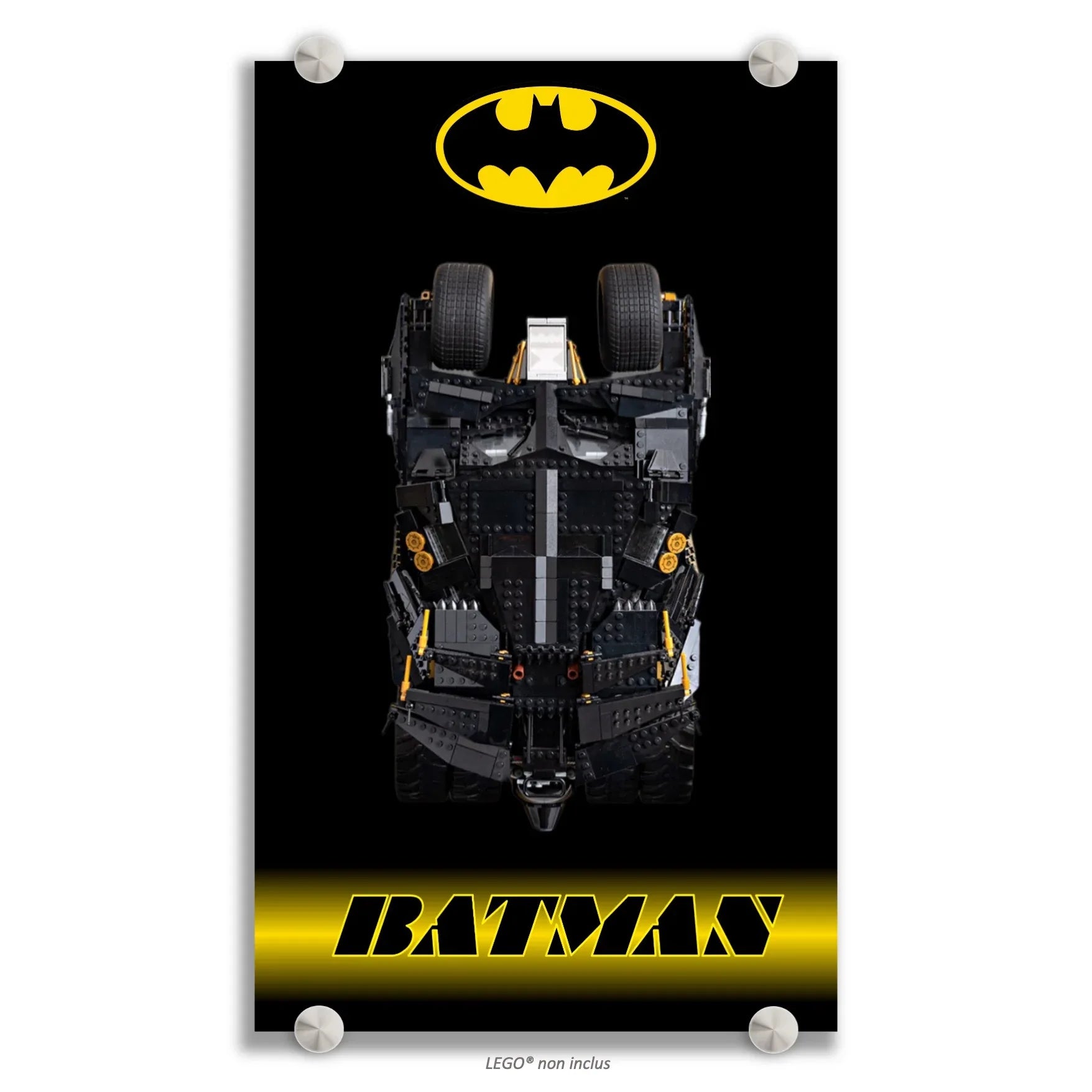 Tableau pour Batmobile Tumbler LEGO DC 76240 - Kadris