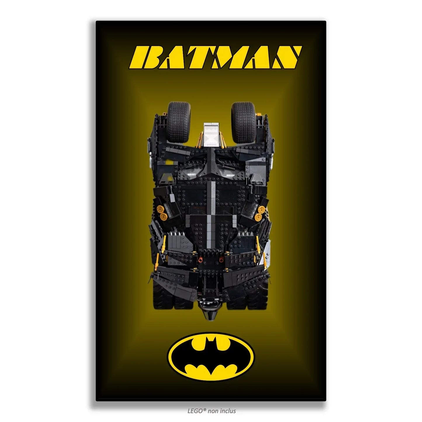 Tableau mural pour Batmobile Tumbler LEGO 76240 - Kadris