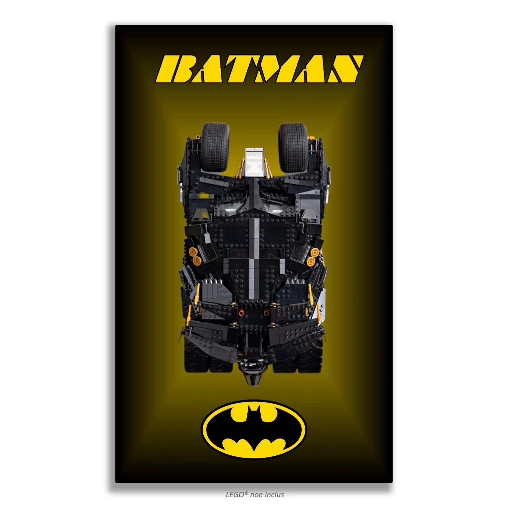 Tableau pour Batmobile Tumbler LEGO DC 76240 - Kadris