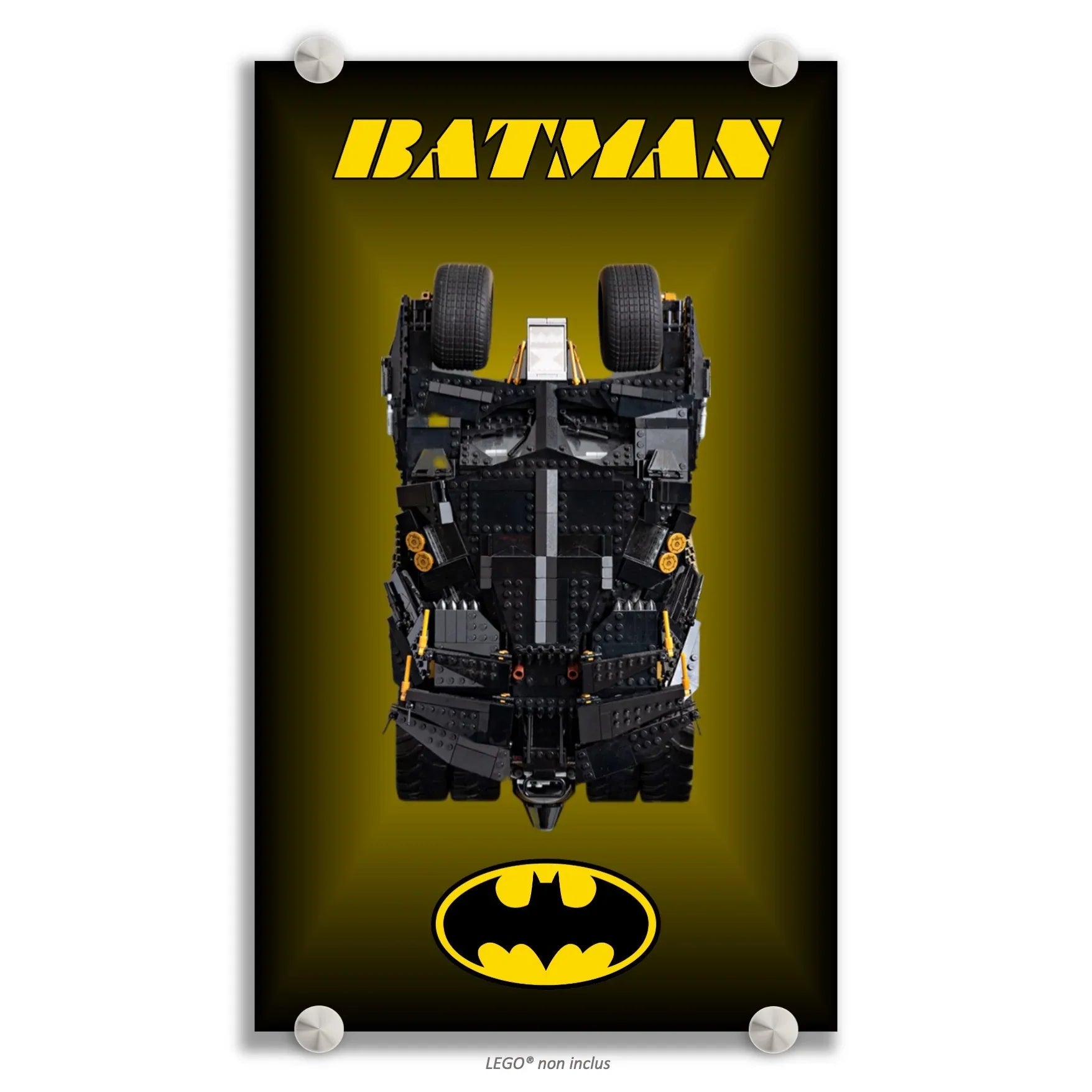 Tableau pour Batmobile Tumbler LEGO DC 76240 - Kadris
