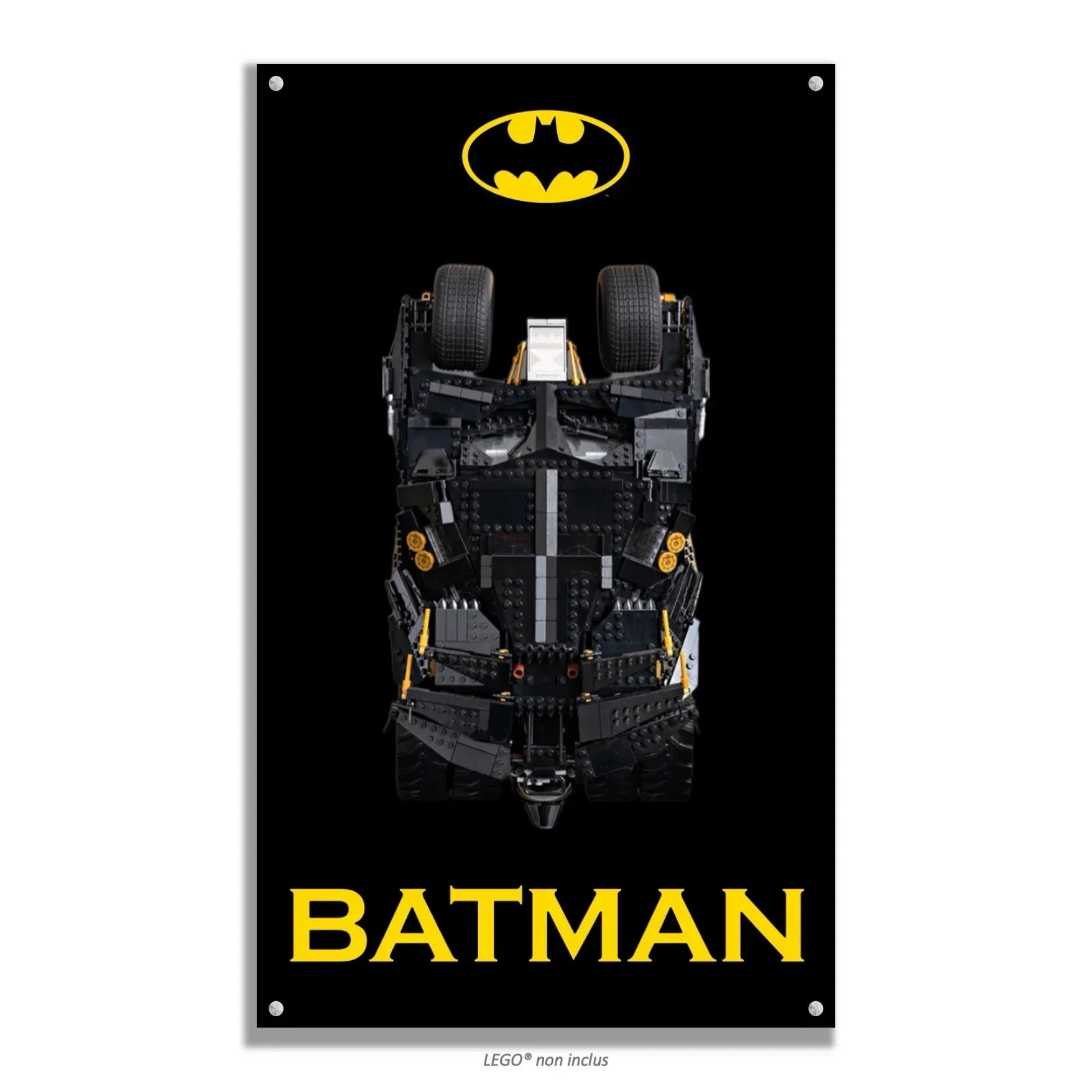 Tableau mural pour Batmobile Tumbler LEGO 76240 - Kadris