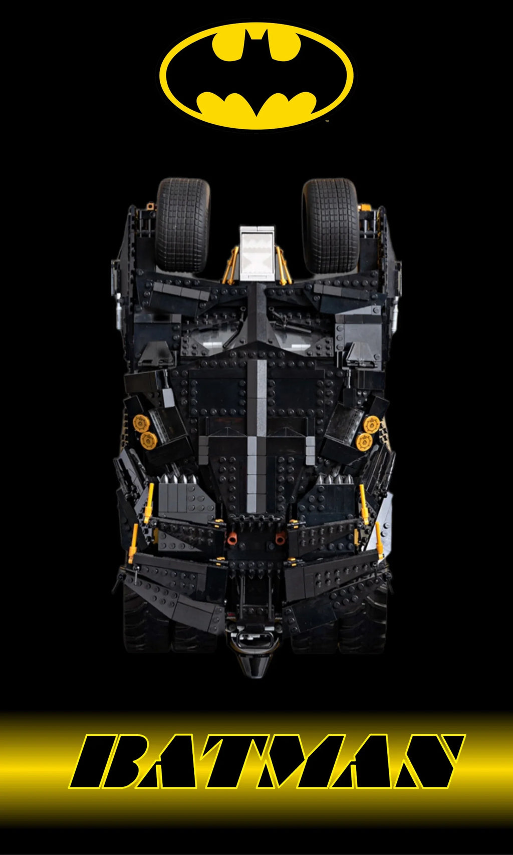 Tableau pour Batmobile Tumbler LEGO DC 76240 - Kadris