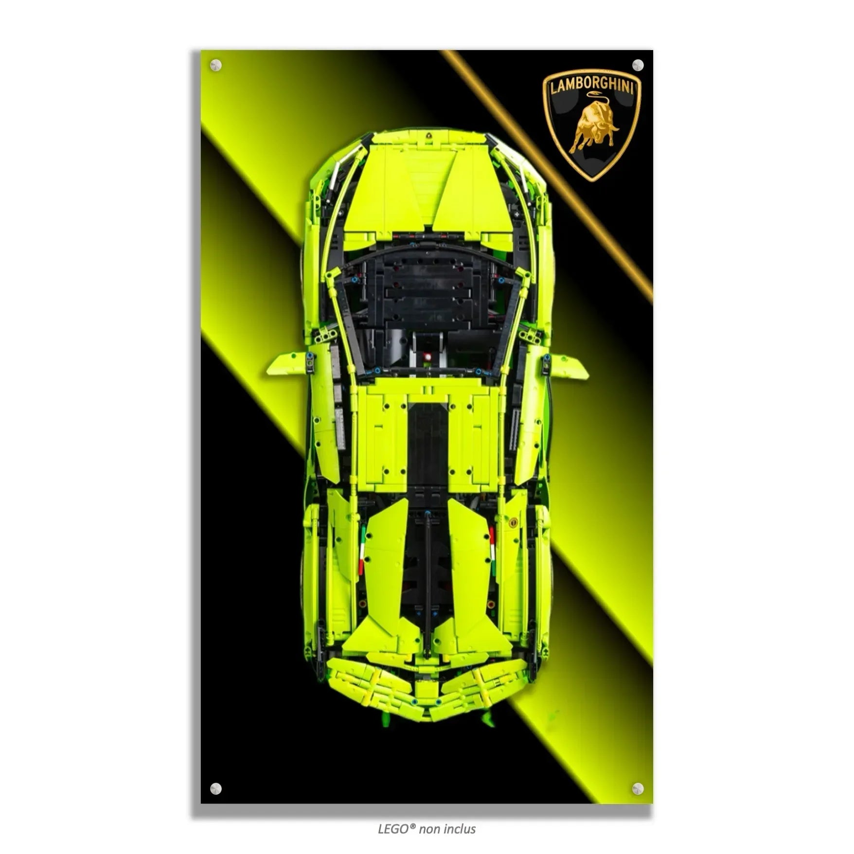 Tableau mural pour Lamborghini Sián FKP 37 LEGO 42115 - Kadris
