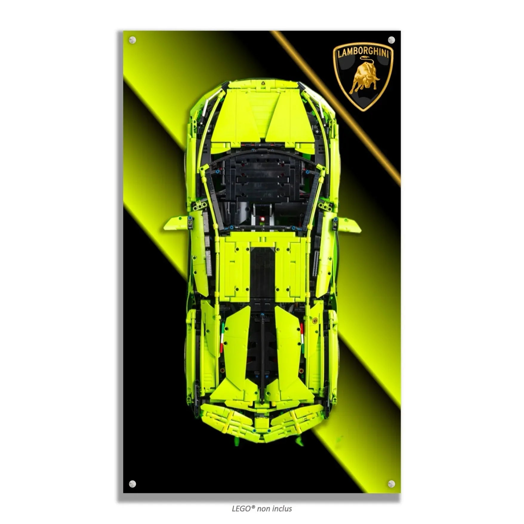 Tableau mural pour Lamborghini Sián FKP 37 LEGO 42115 - Kadris