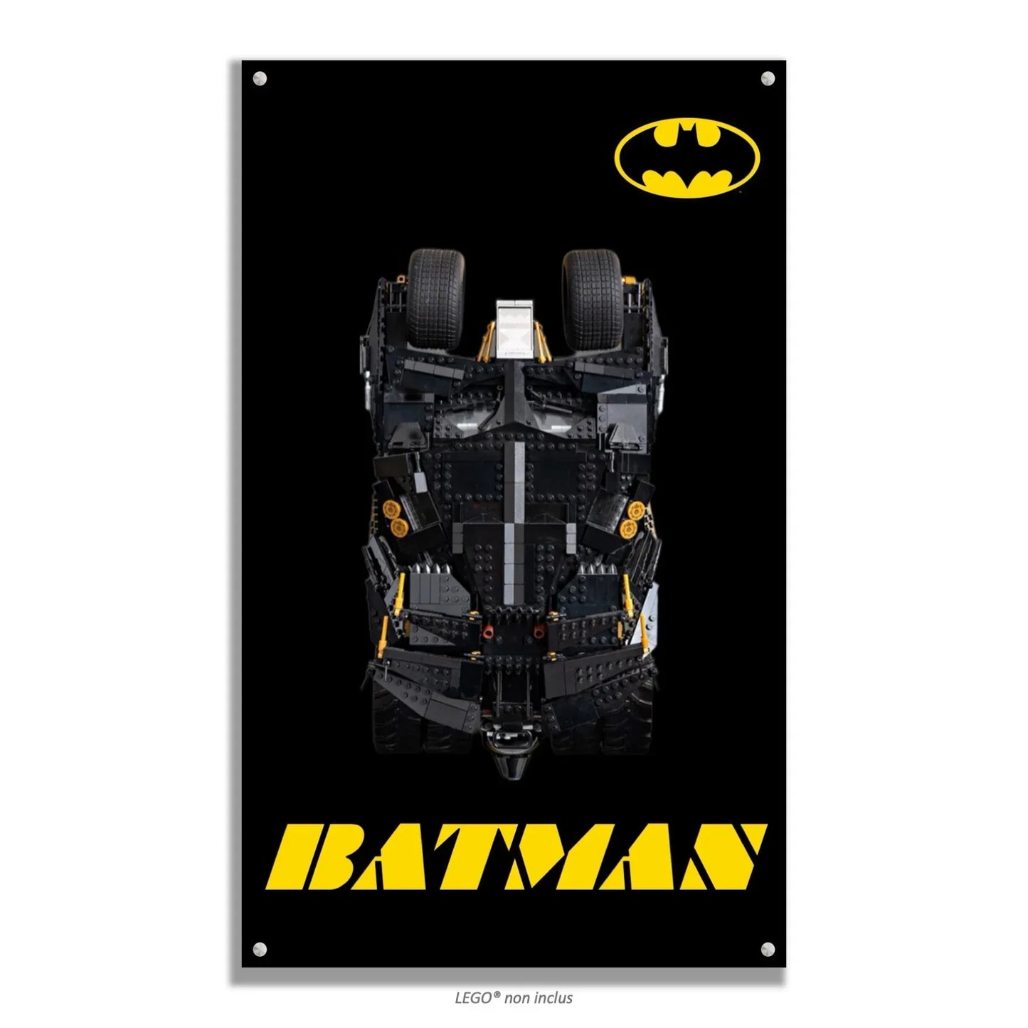 Tableau mural pour Batmobile Tumbler LEGO 76240 - Kadris