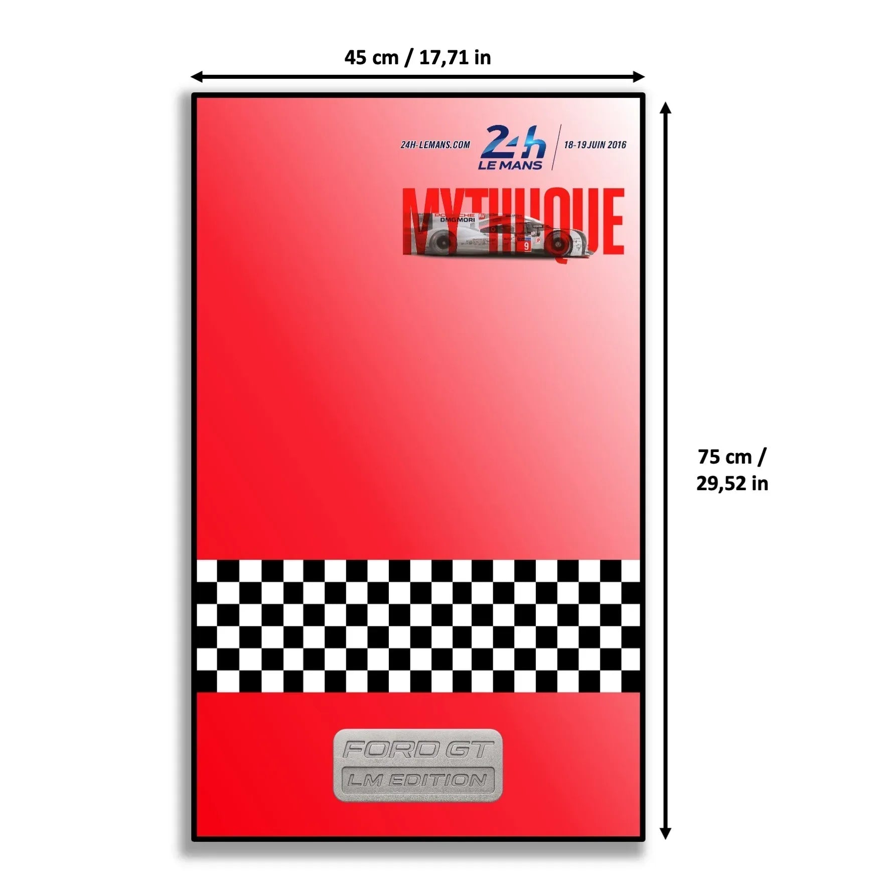 Tableau mural pour Ford GT 2022 LEGO 42154 - Kadris