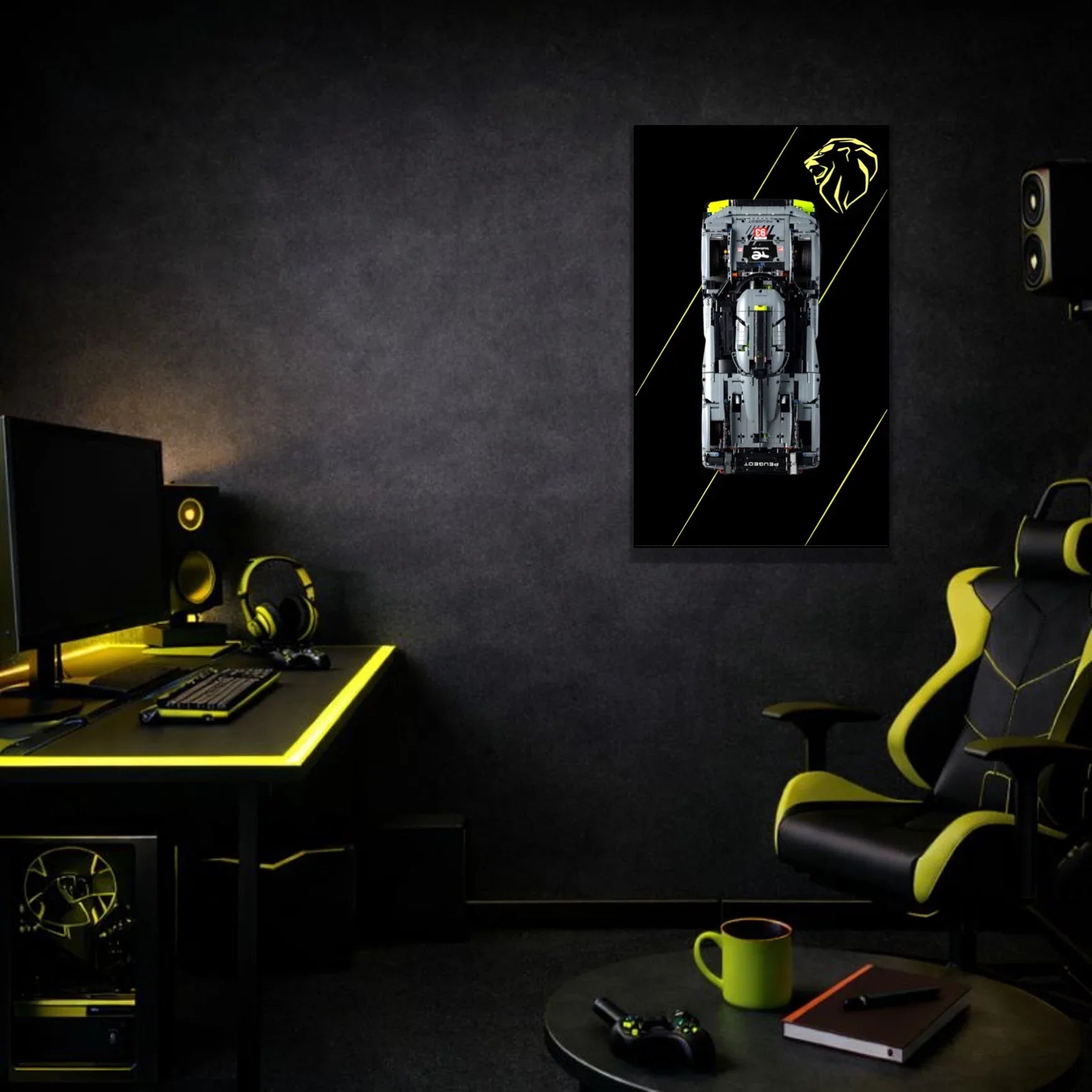 Tableau pour Peugeot 9X8 LEGO Technic 42156 - Kadris