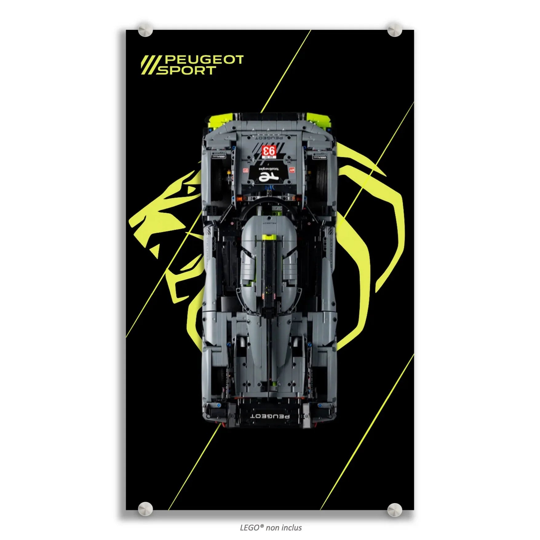 Tableau pour Peugeot 9X8 LEGO Technic 42156 - Kadris