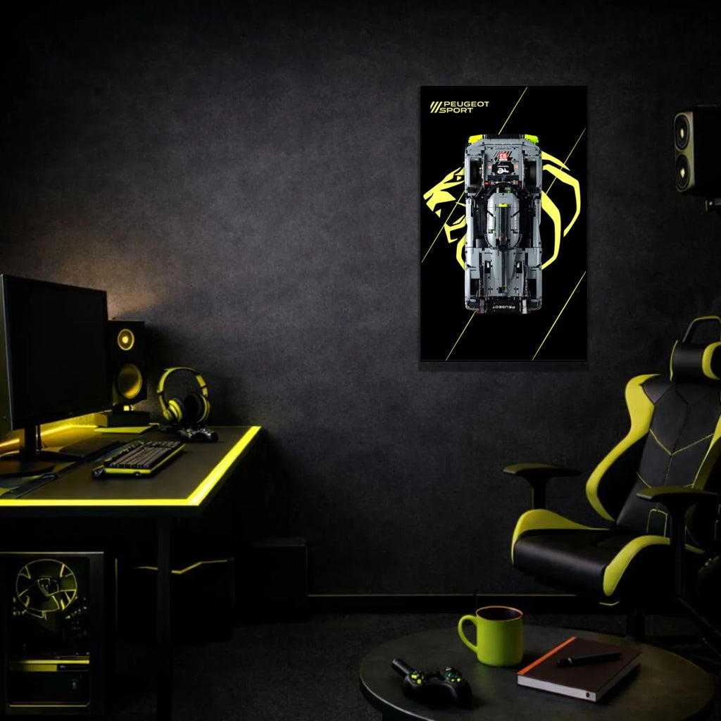 Tableau pour Peugeot 9X8 LEGO Technic 42156 - Kadris