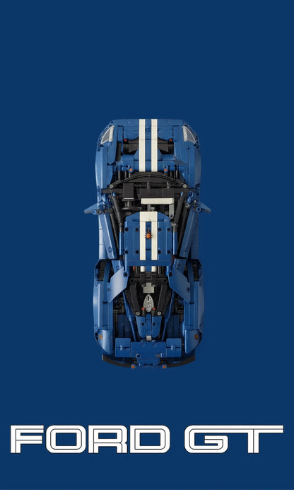Moldura de parede LEGO Technic Ford GT 2022 42154 — 4 estilos, 2 acabamentos